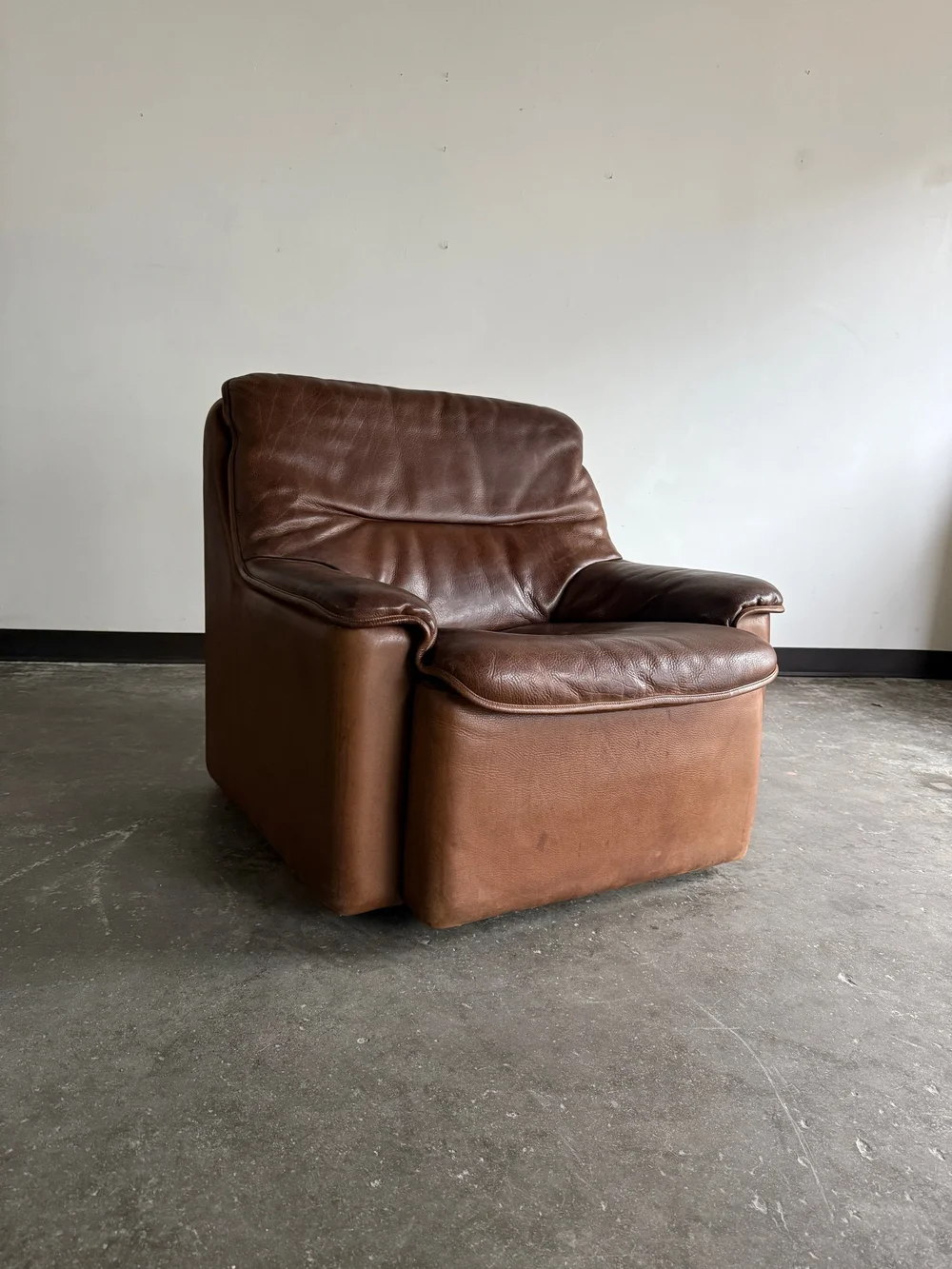 BAE de sede スイス製 レザー ラウンジチェア BAE de sede スイス製