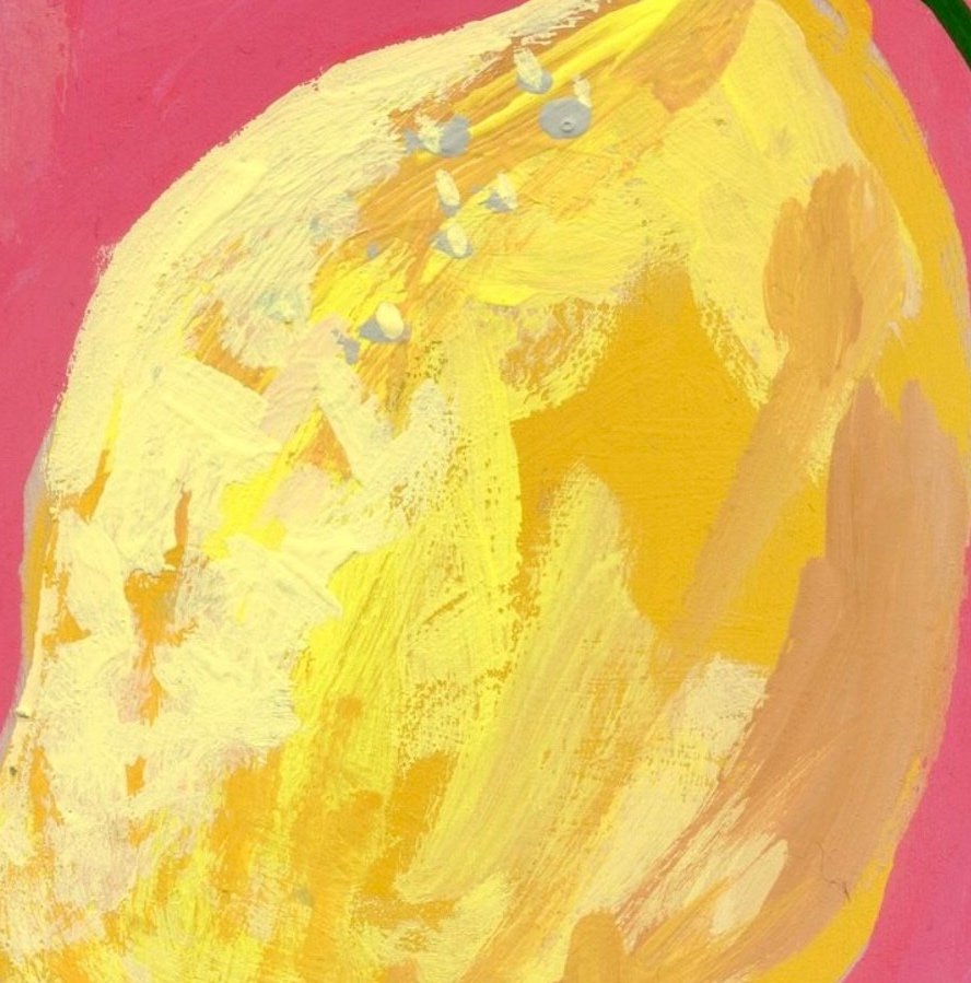 single lemon on pink background, food waste resistance, piece de la resistance, lemon fruit