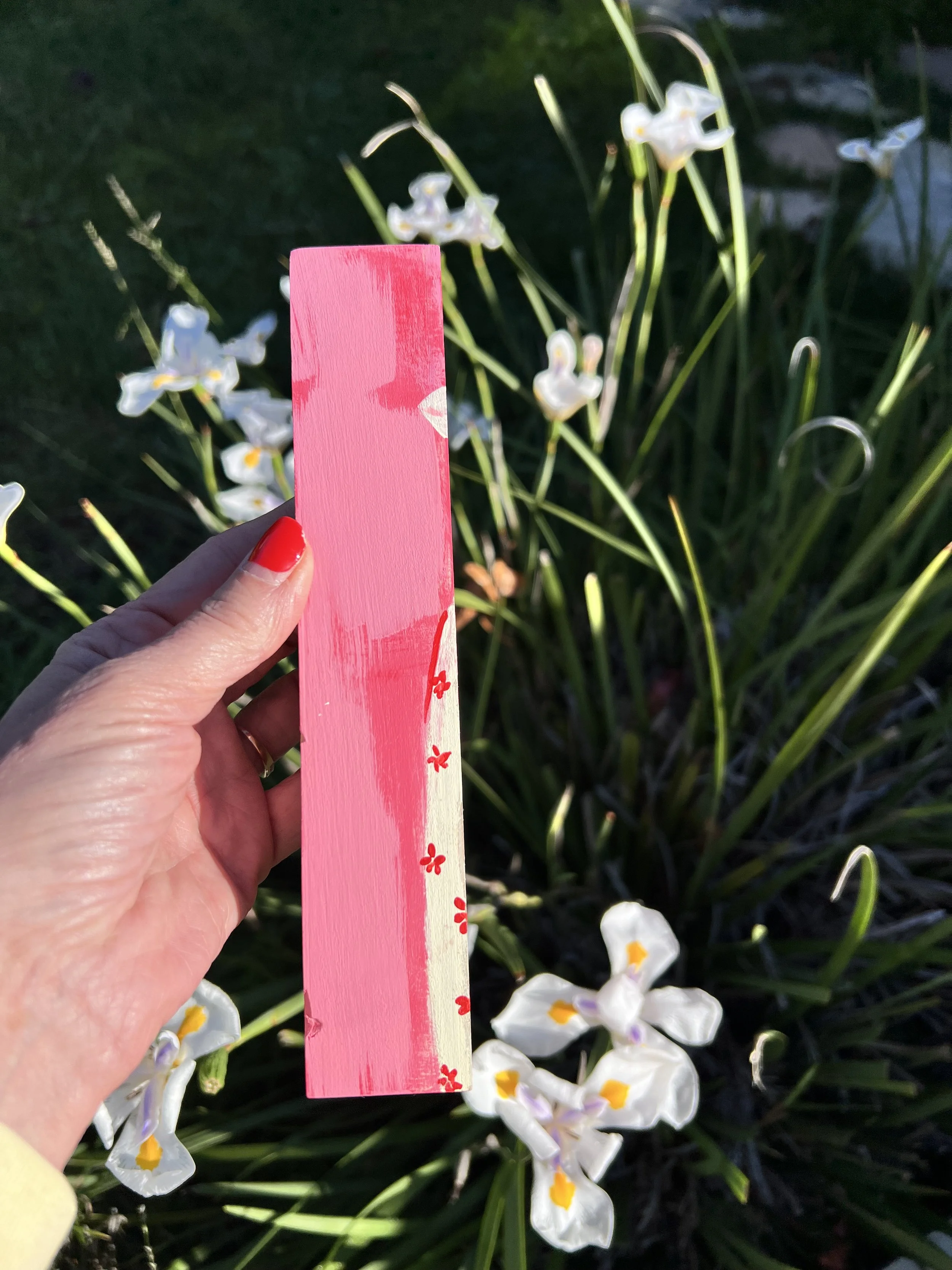 IMG_2379.jpegMon amour. Original artwork. A white horse and sweet dog embracing floating flowers. Created for the Lunar New Year to celebrate love's ability to transcend all boundaries.