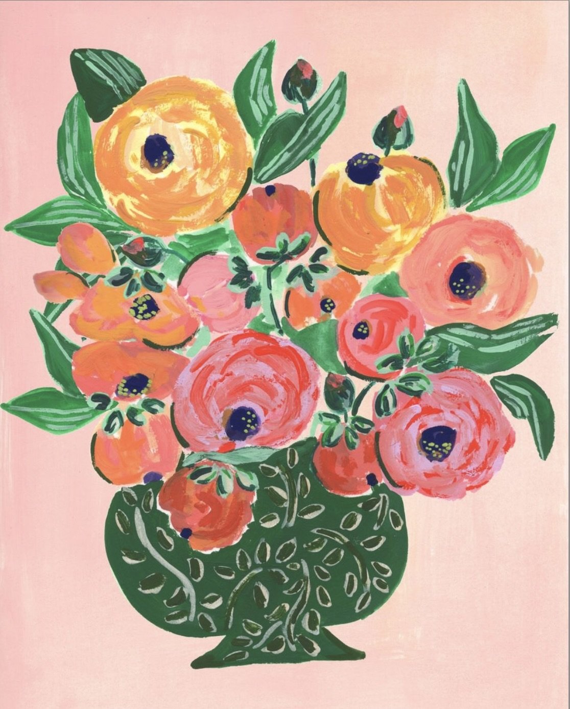 Fine Art Print Flower Ranunculus Floral Arrangement
