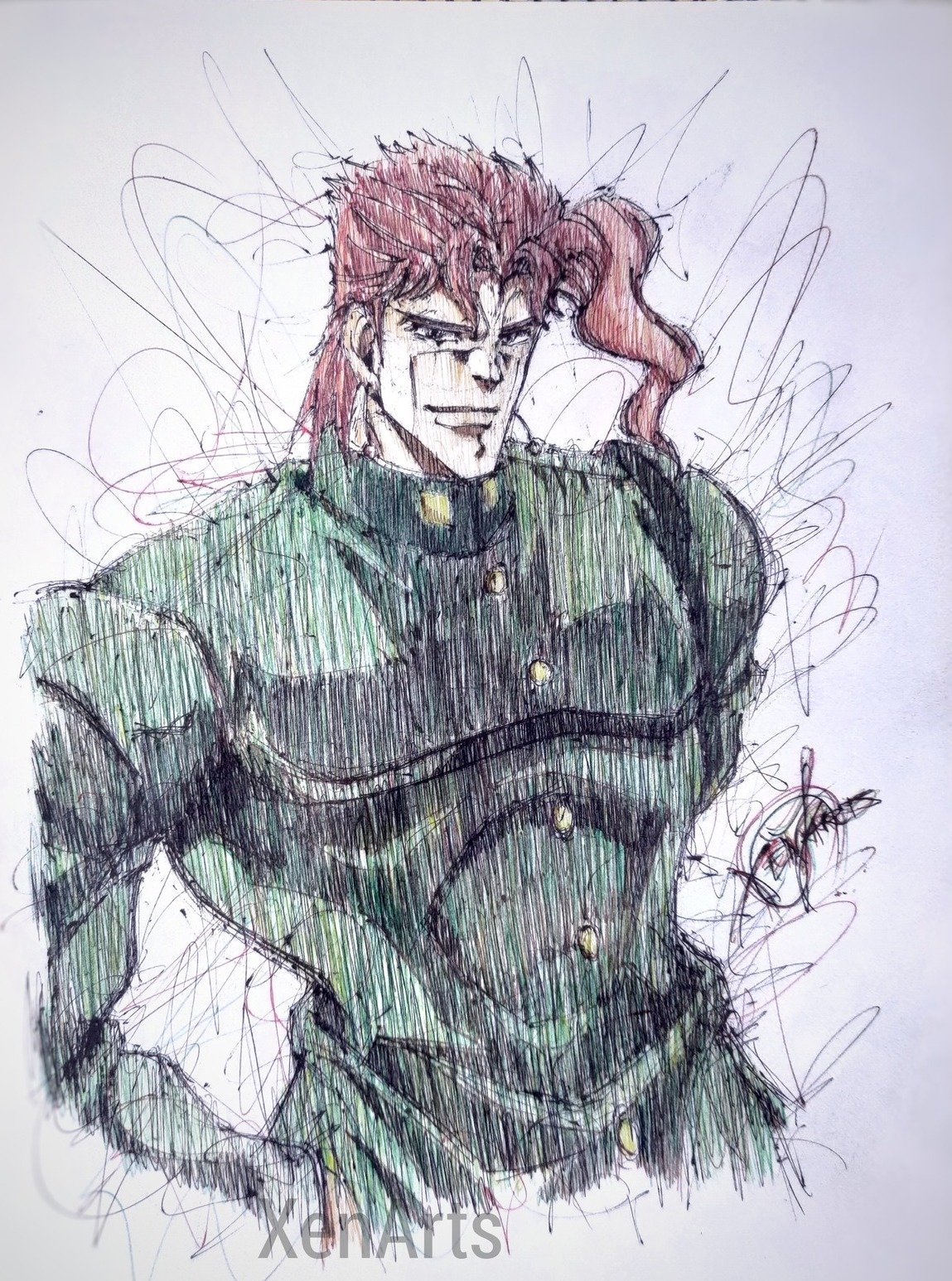 Noriaki Kakyoin created by XenArts on 1.2.23.jpeg