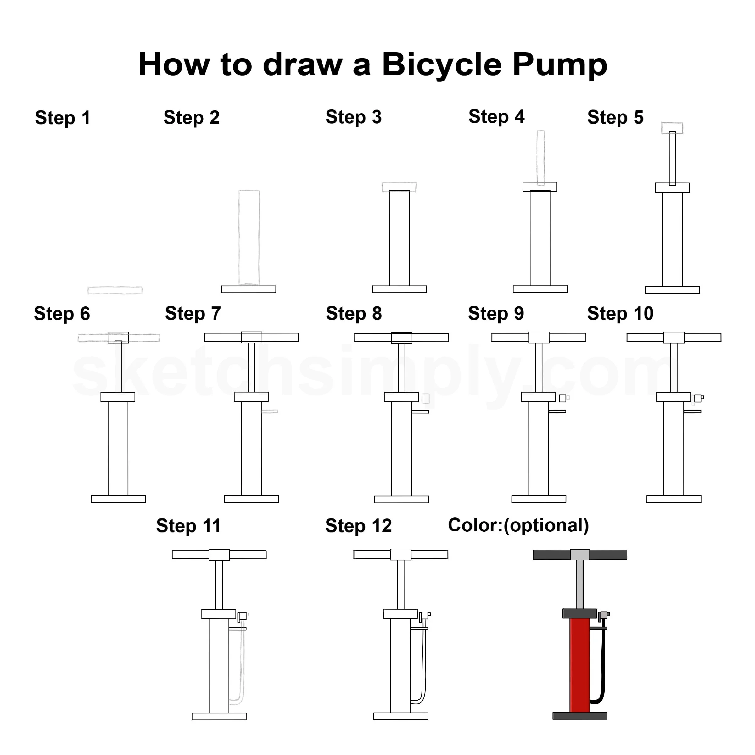 Image includes a step by step drawing tutorial of a Christmas tree