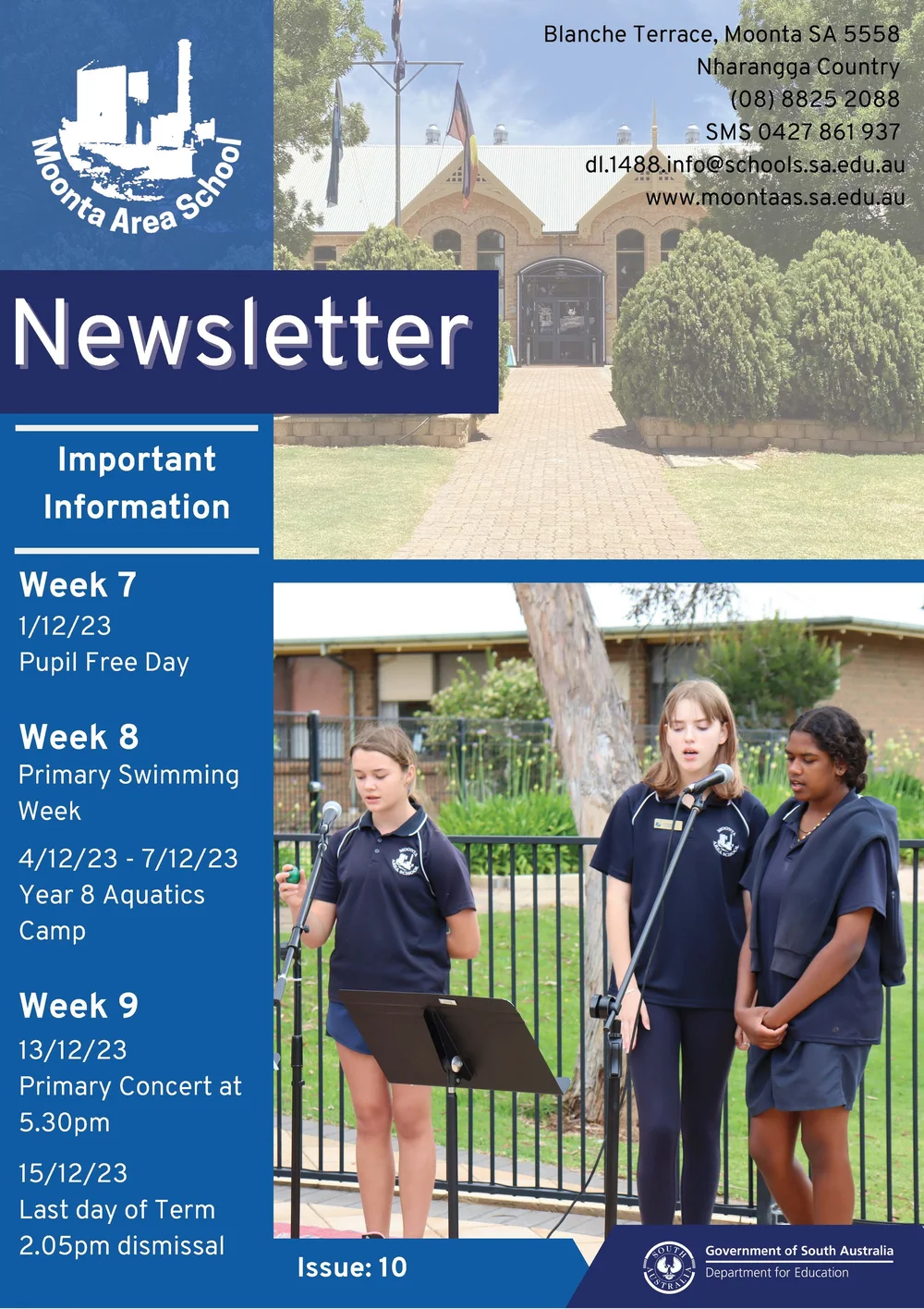 Moonta Library Newsletter — Moonta Area School