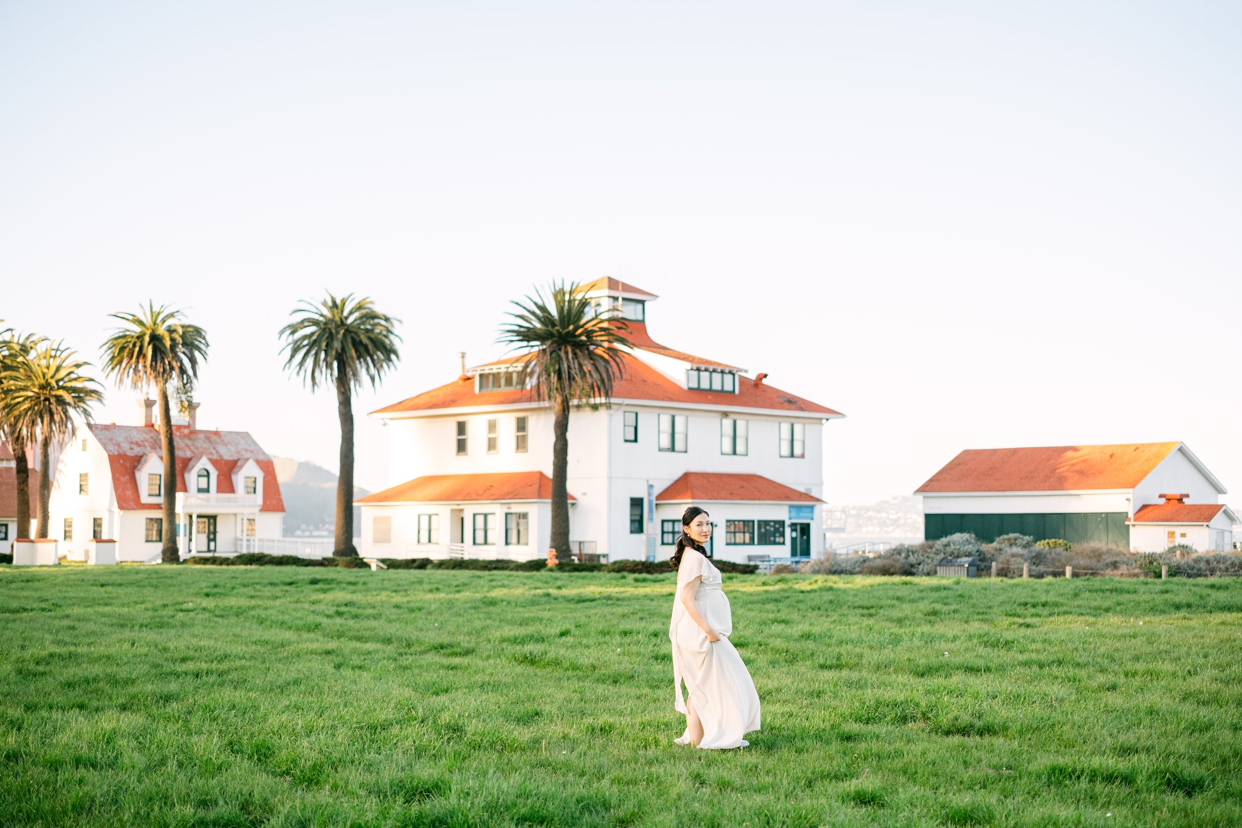 Maternity & family photos at Crissy Field, San Francisco