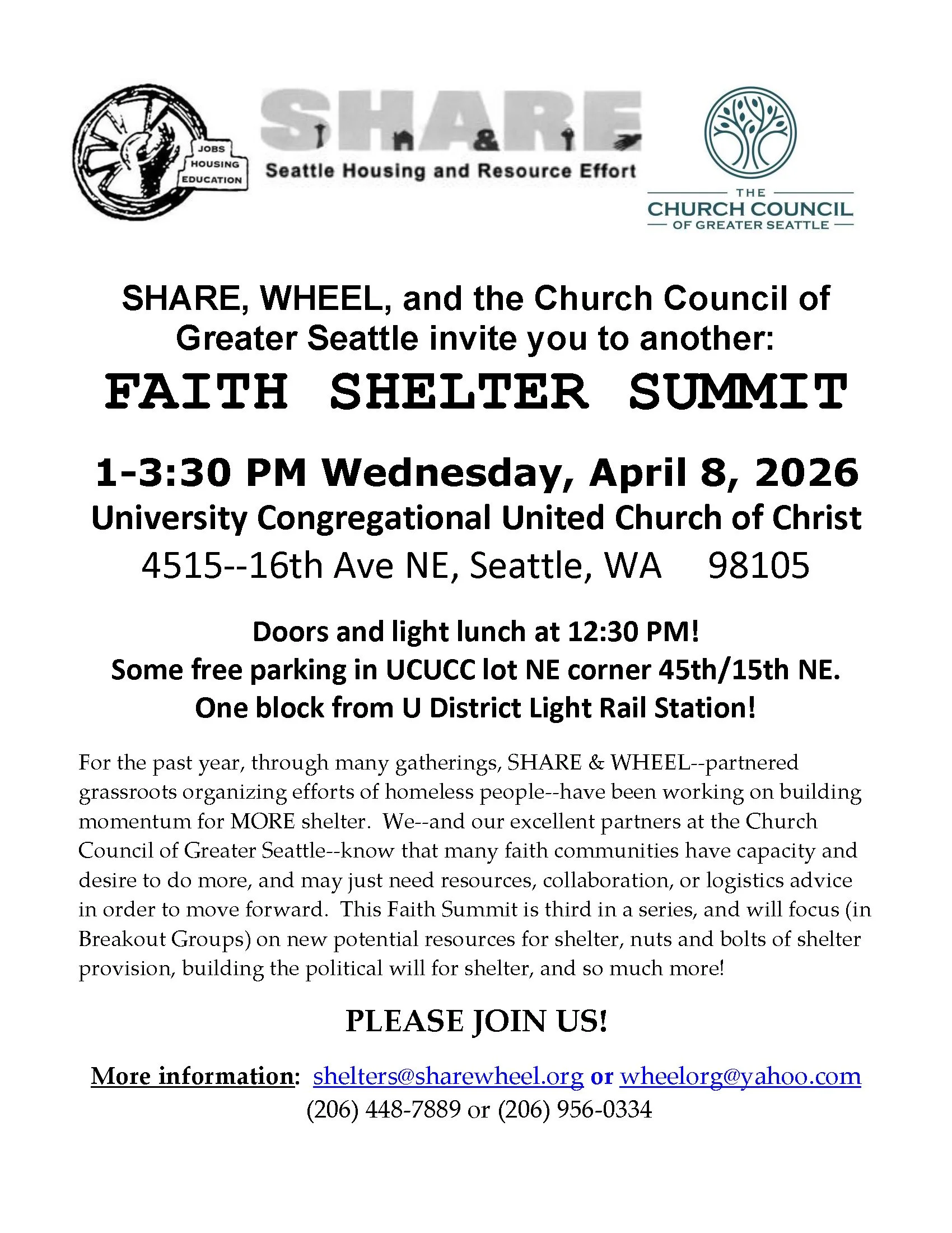 Faith Shelter Summit