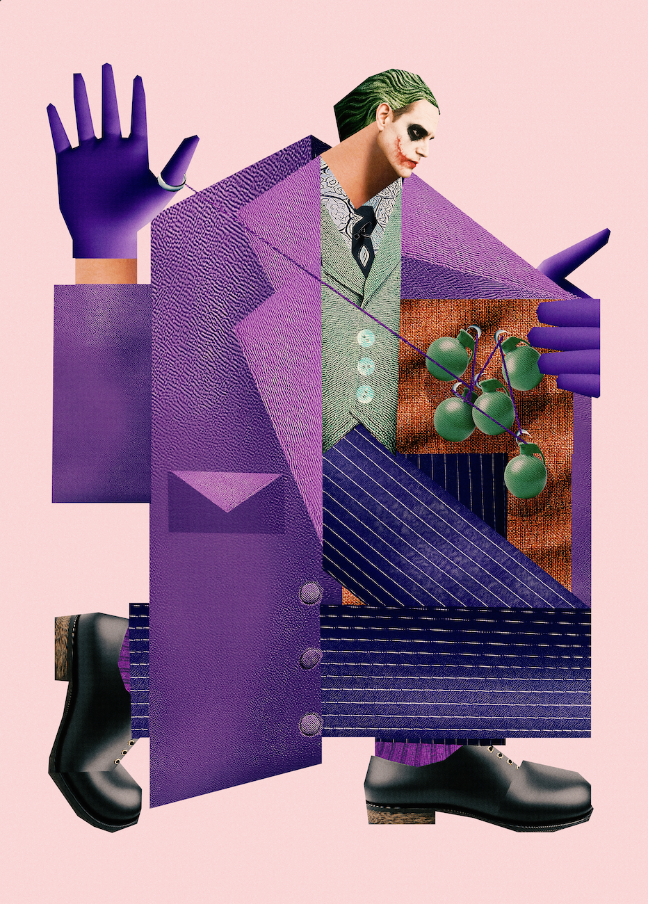 ART PRINT I Purple prankster I  50x70