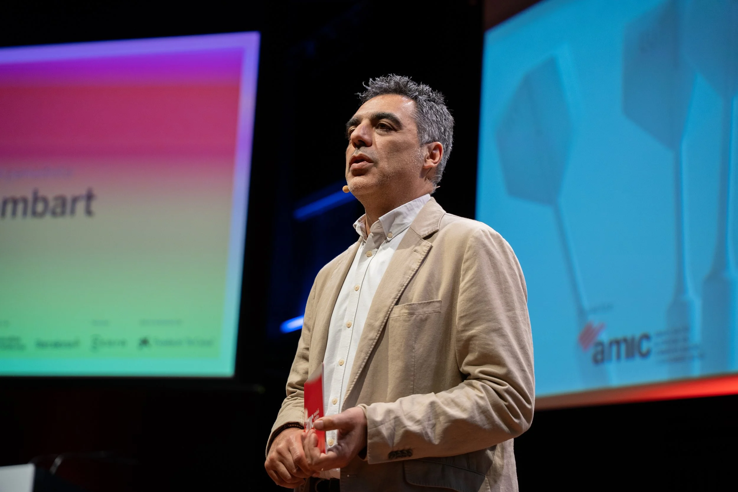 Jofre Llombart, presentador de l'acte