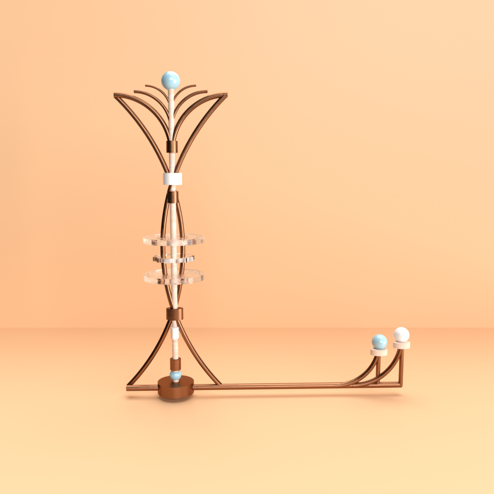 3D letter L adobe dimension Laura Lapeby