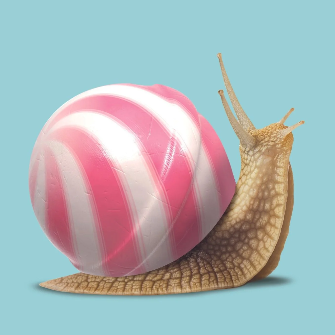 Candy snail Laura Lapeby