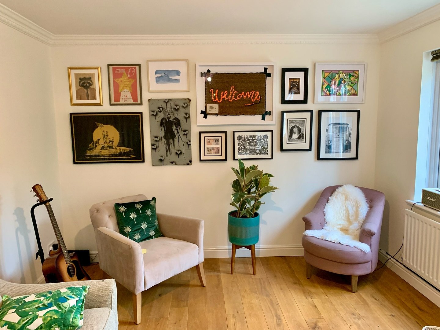 A picture wall has the power to transform a room and make a bold statement.

#SussexInteriors
#PictureWall
#GalleryWall
#WallArtDecor
#InteriorStyling
#HomeDecorIdeas
#ArtOnWalls
#CustomFraming
#WallDecorInspo
#SouthEastStyle
#InteriorDesign
#WallArt