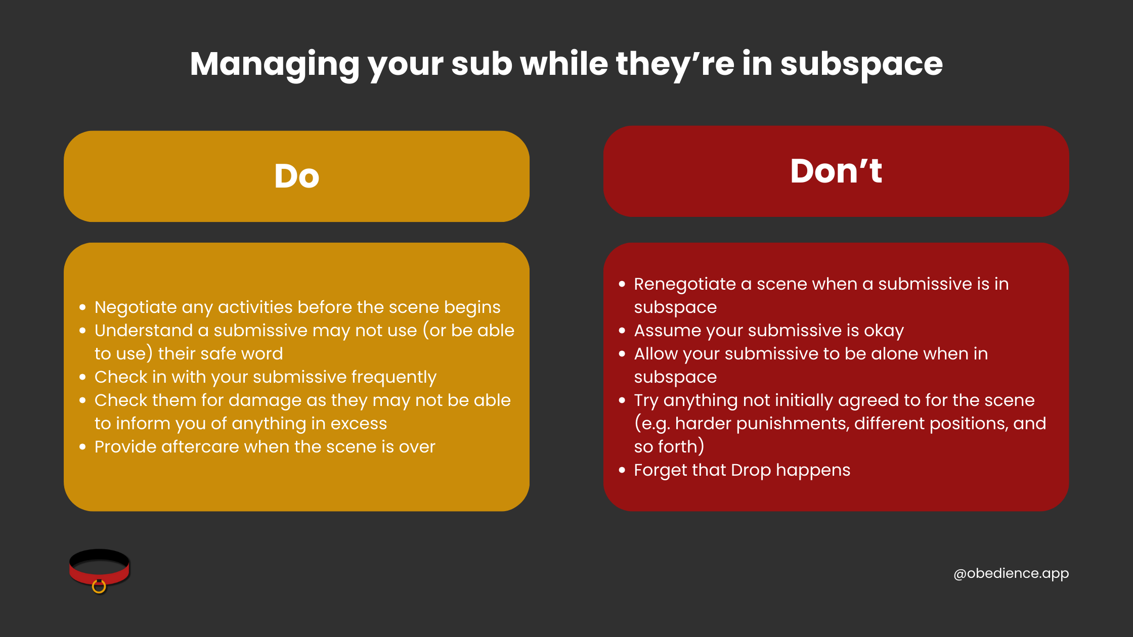 Subspace in BDSM: What It Is and How to Navigate It Safely — Obedience ...