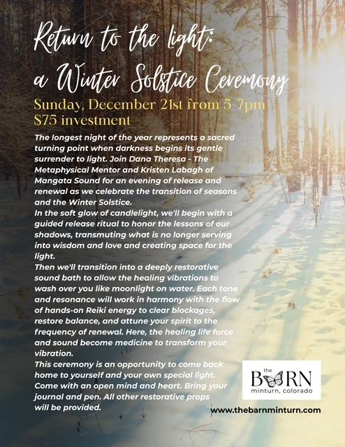 Return To The Light: A Winter Solstice Ceremony