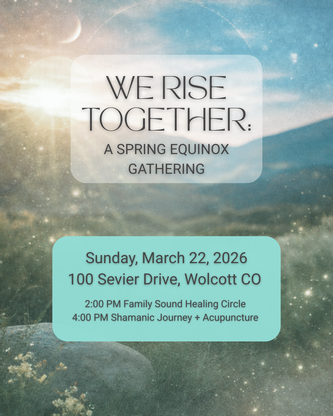 WE RISE TOGETHER: A Spring Equinox Gathering