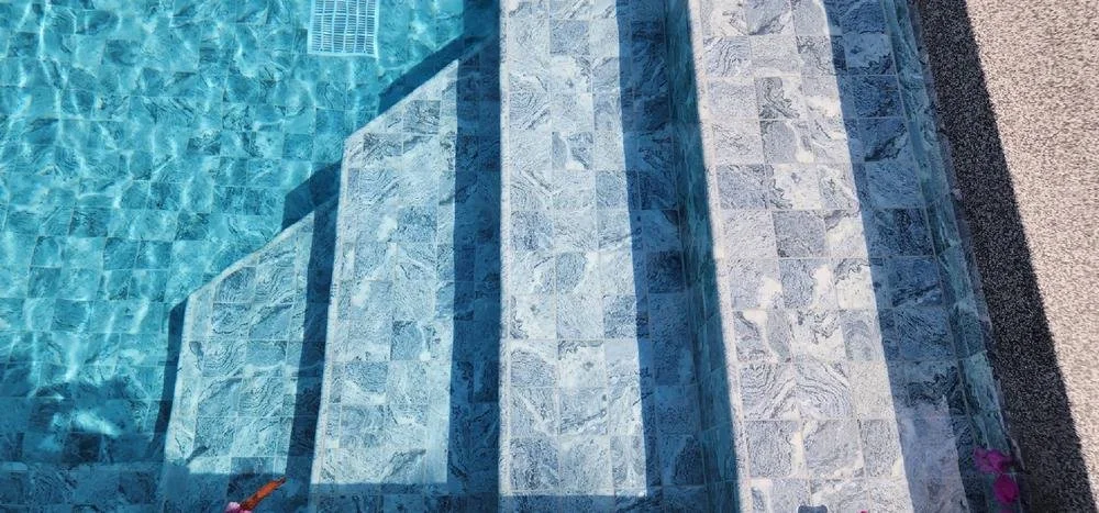 Hideaway Alpine Porcelain Pool Mosaics