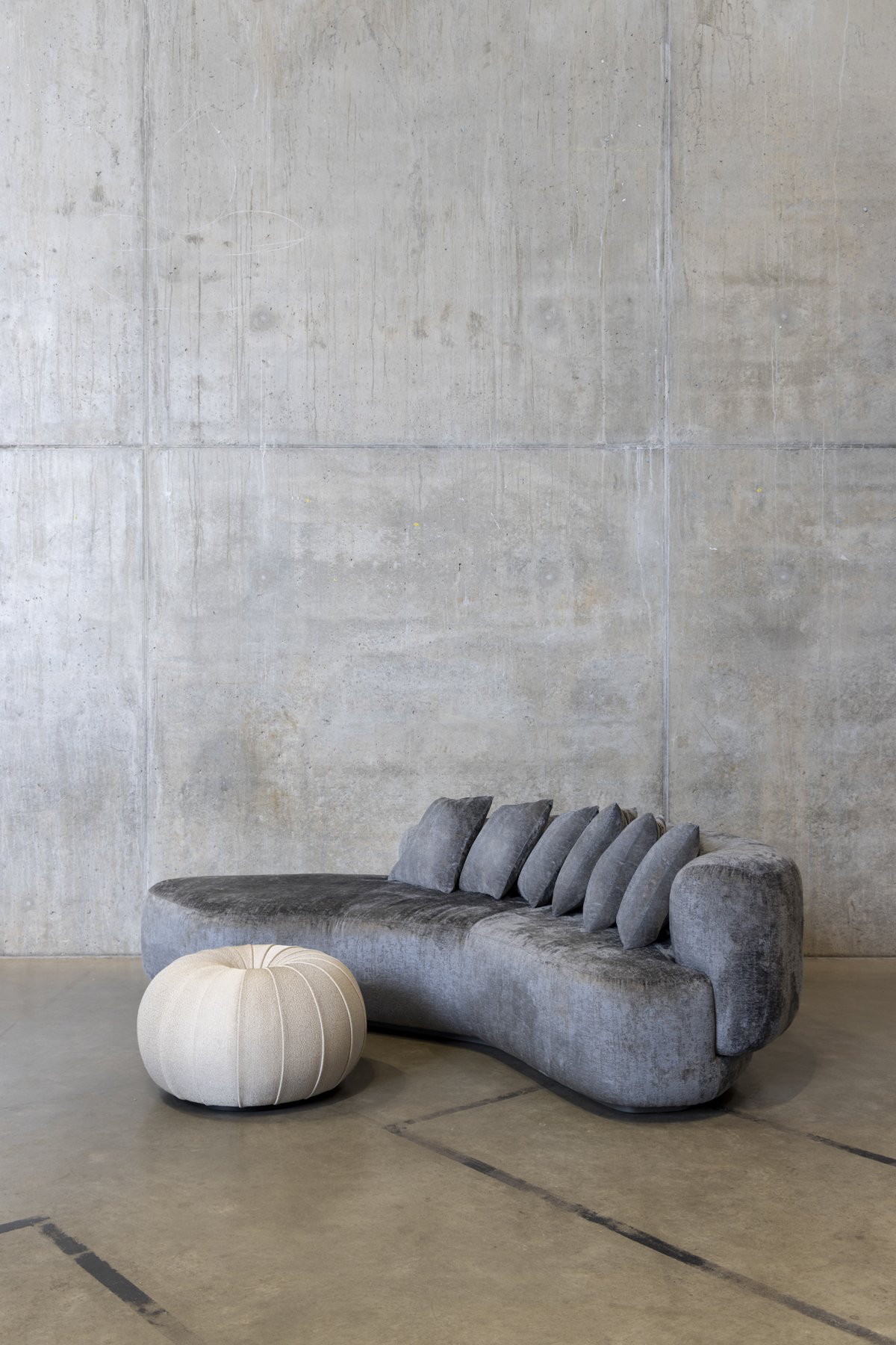 With its striking design, the Attilio sofa by Carola Rytsölä, part of the Fleming Collection, invites discussion and adds flair to cozy corners or open spaces.