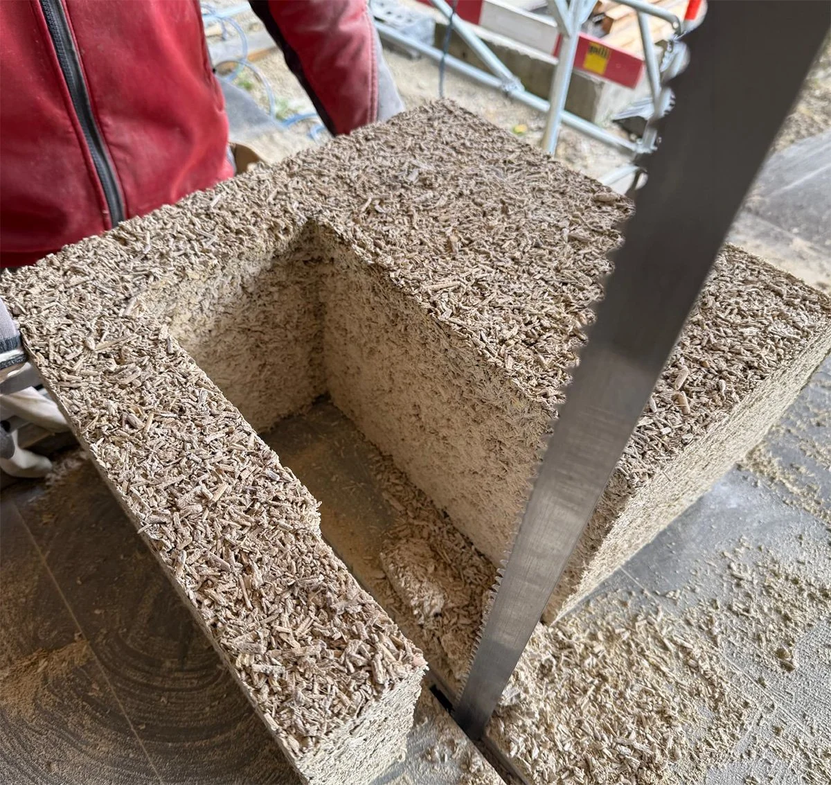 ヘンプクリートを使ったケアホーム建設が進行中