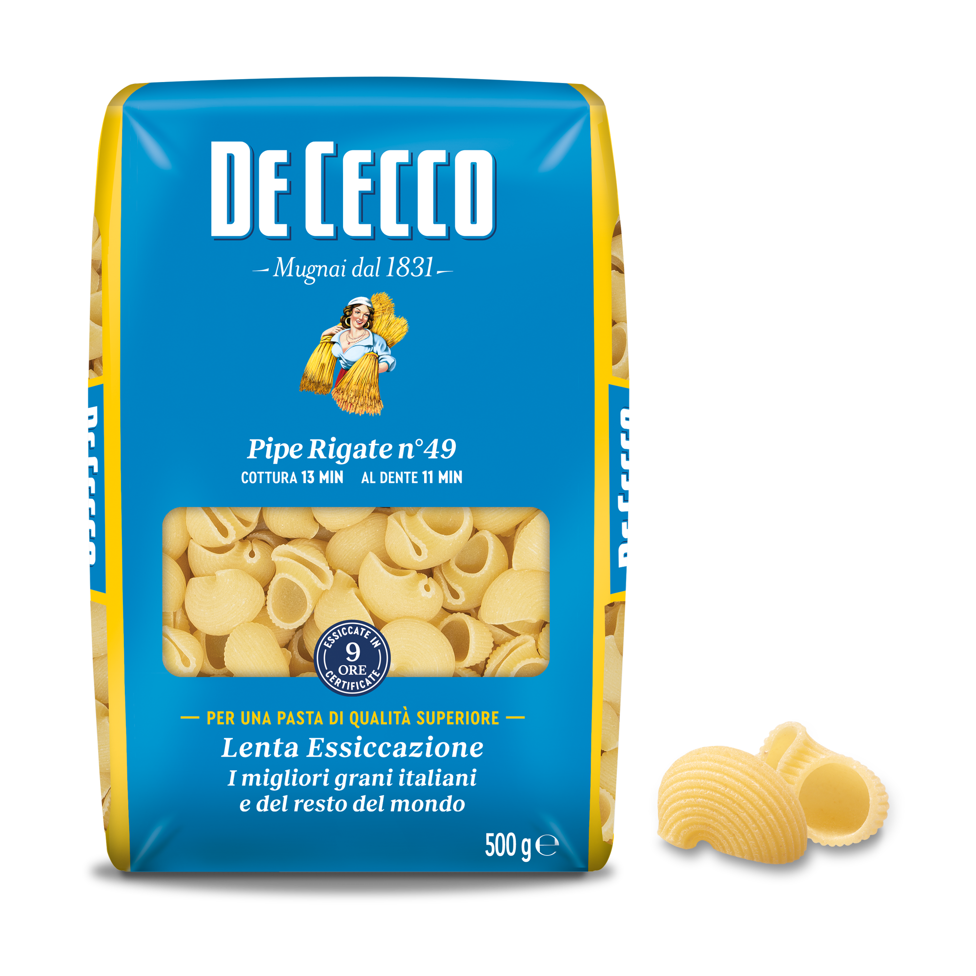 Pipe Rigate De Cecco Pipe Rigate 500 g — PNM-Chipsters
