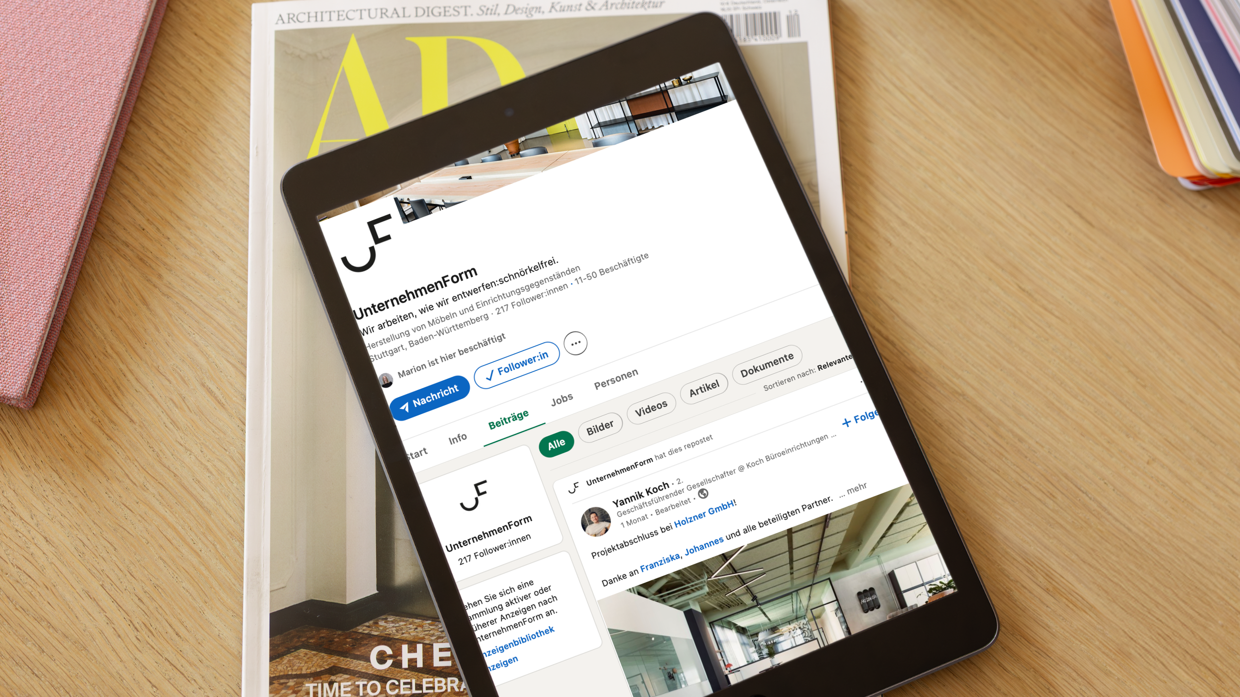 LinkedIn Workshop UnternehmenForm von weiler / bohn