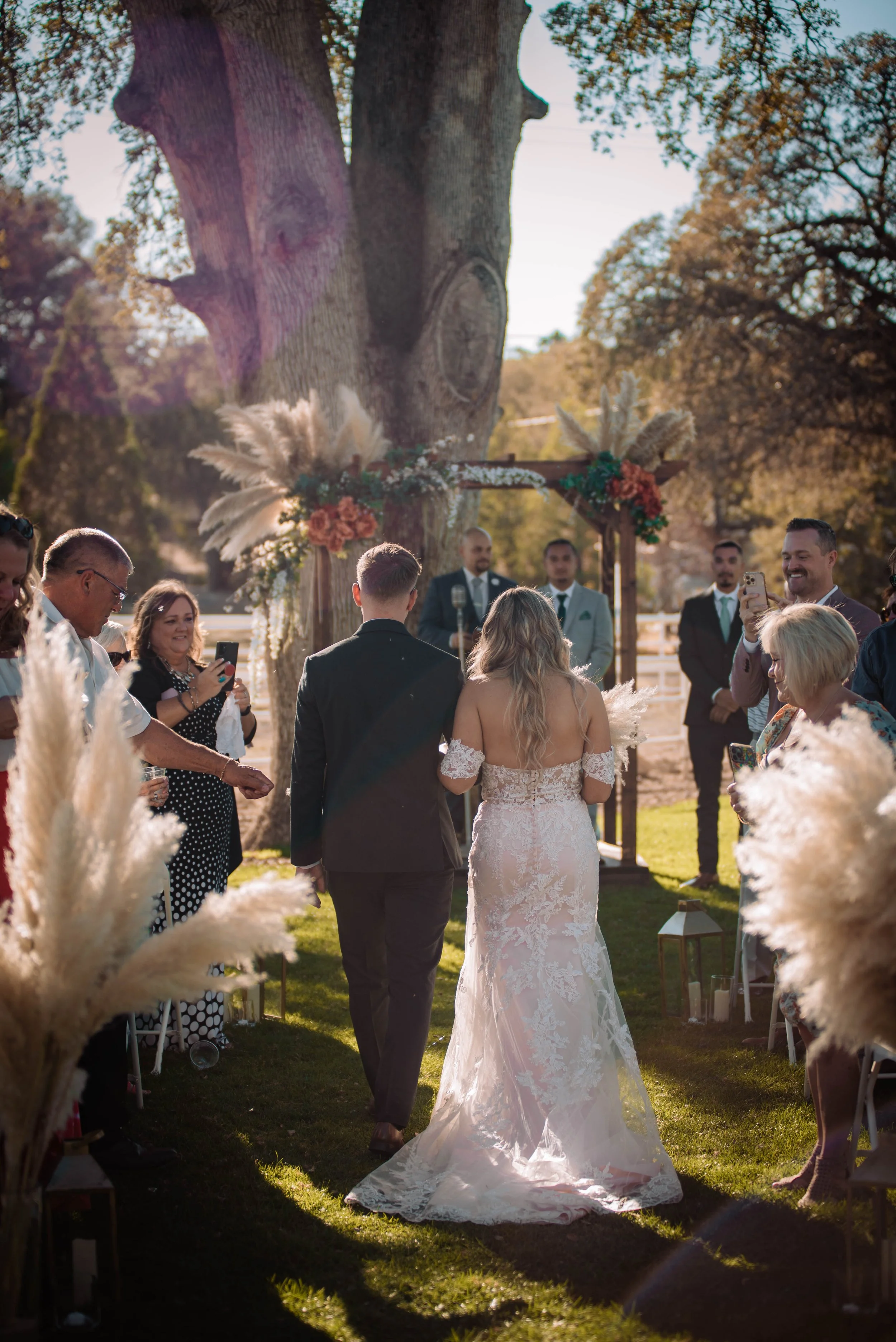 wedding walk down the aisle 