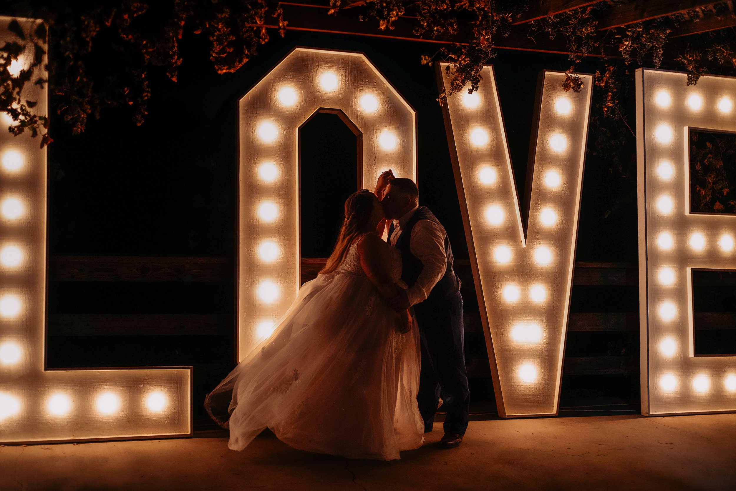 bride and groom portrait