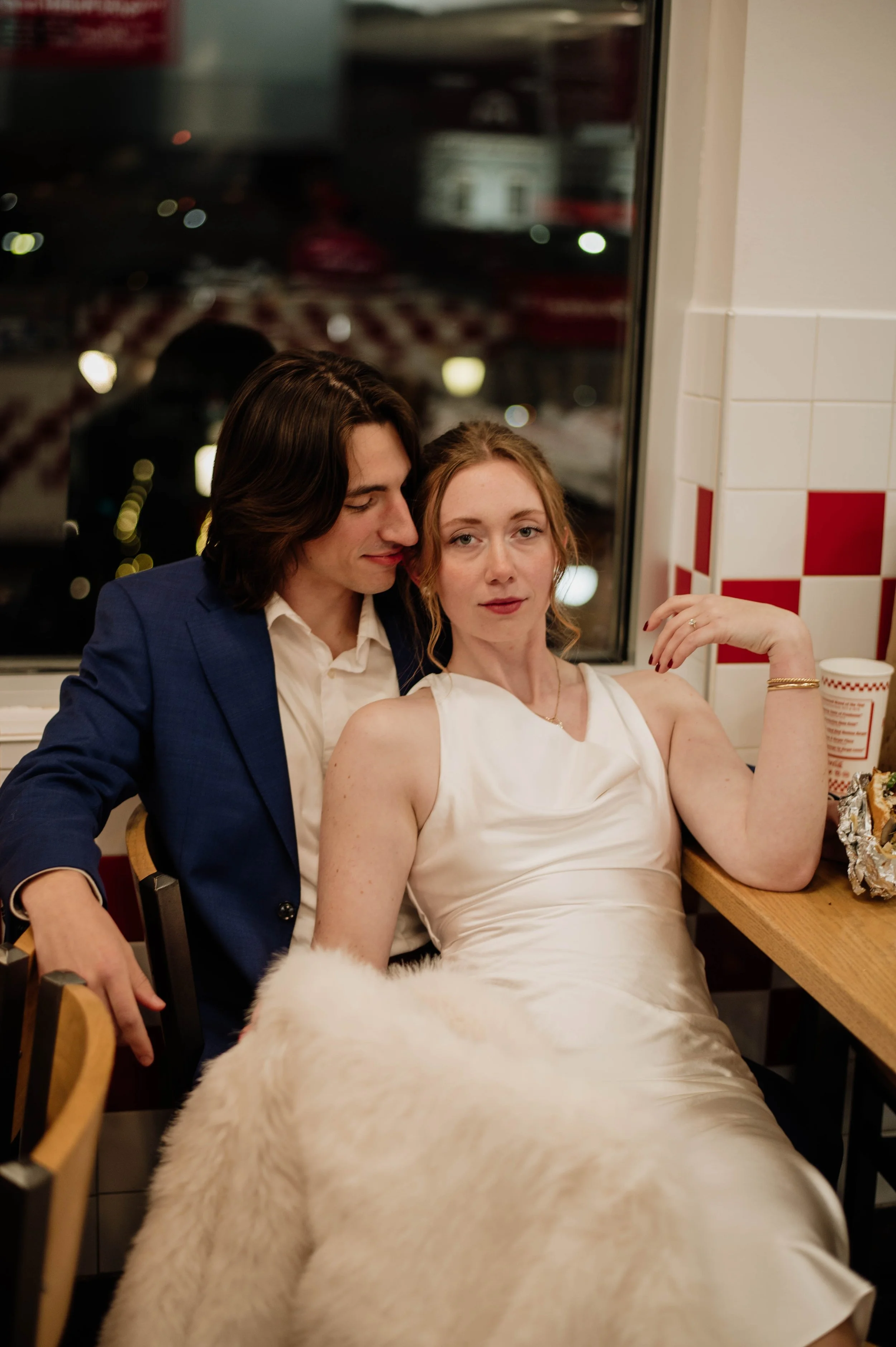 engagement session at five guys viral