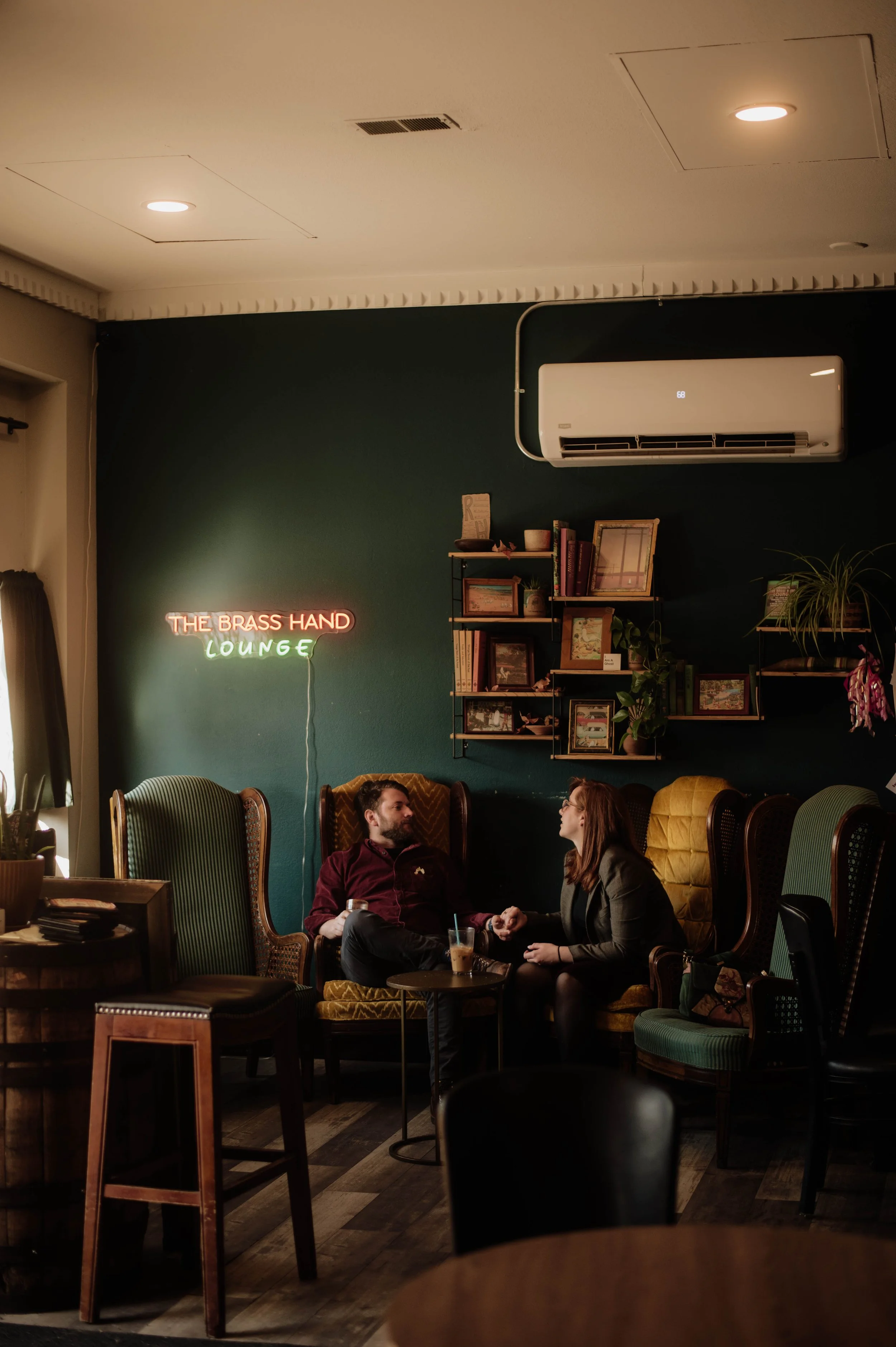 Honey Cup Coffee engagement photos