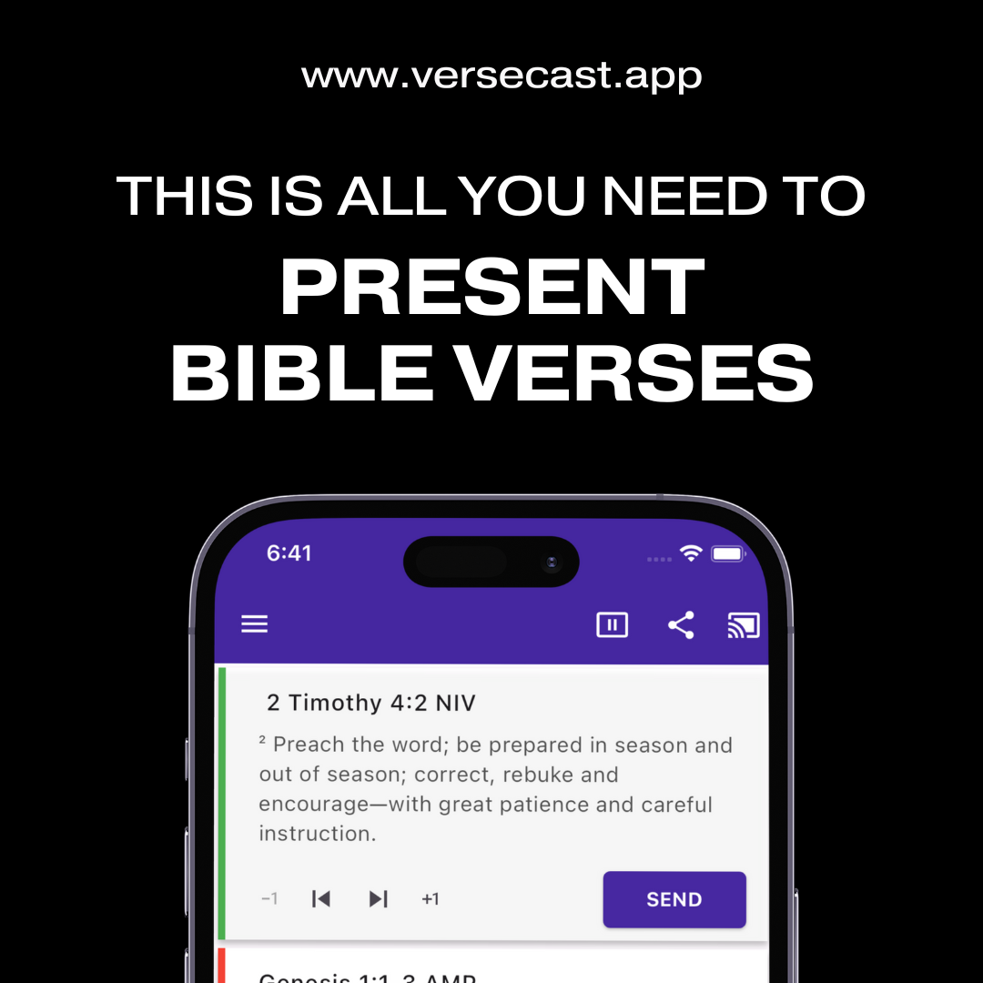Free Bible presentation software for Small Church: Present Scripture Without a PC