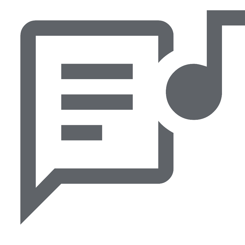 Lyrics presentation software