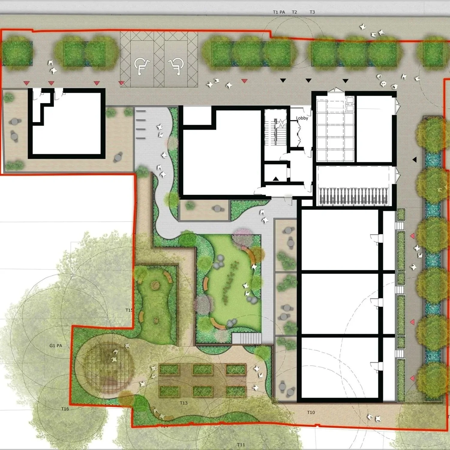 Fleming House, Clarence Row — STANDERWICK LAND DESIGN
