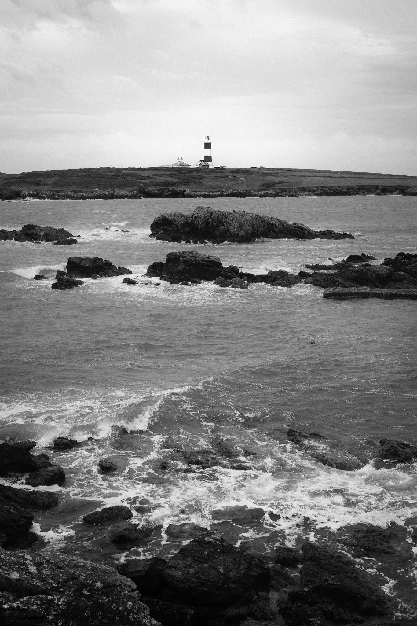 Lighthouse from the Harbour [Bardsey Island - TH].jpg