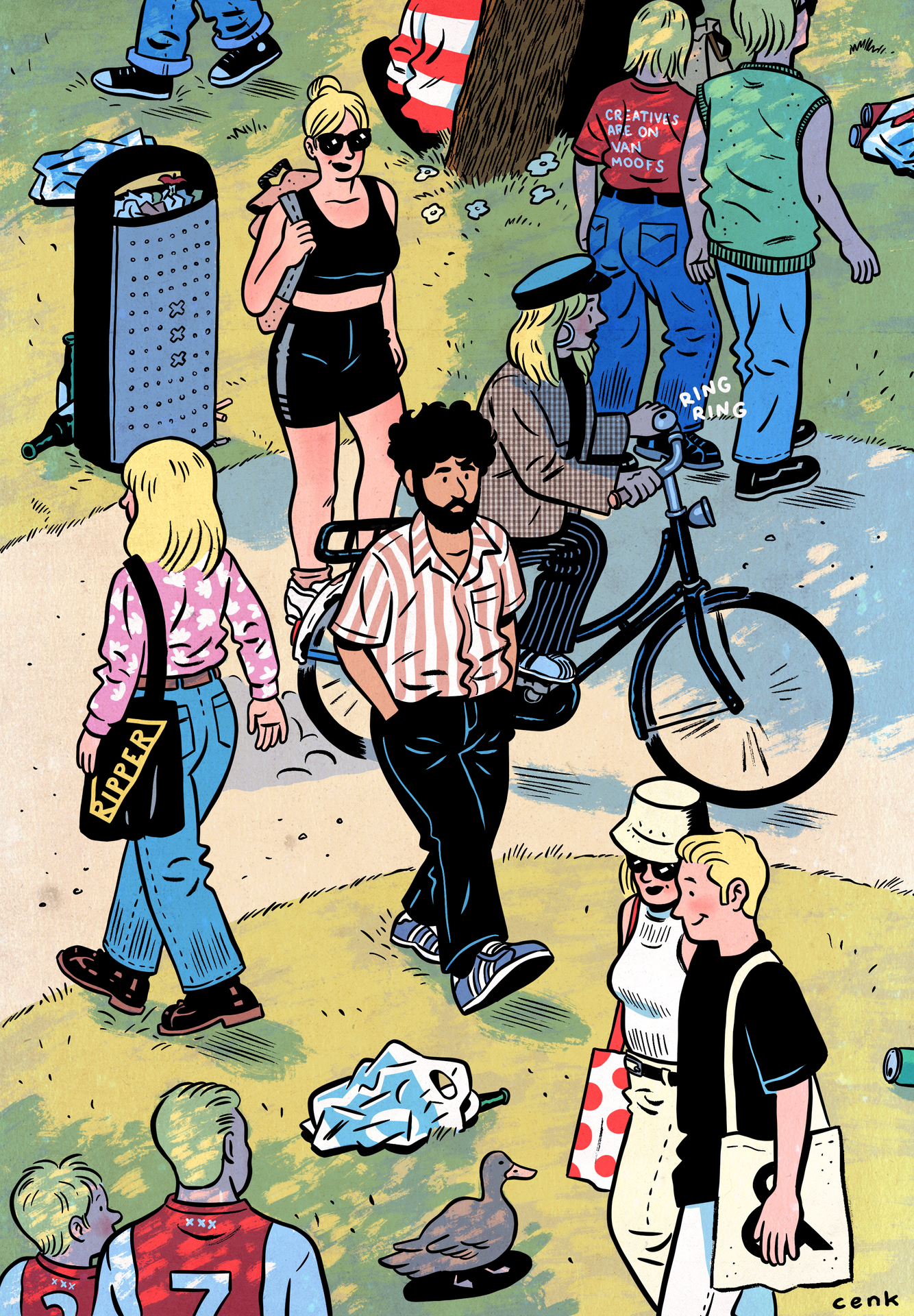 Strangers in the park