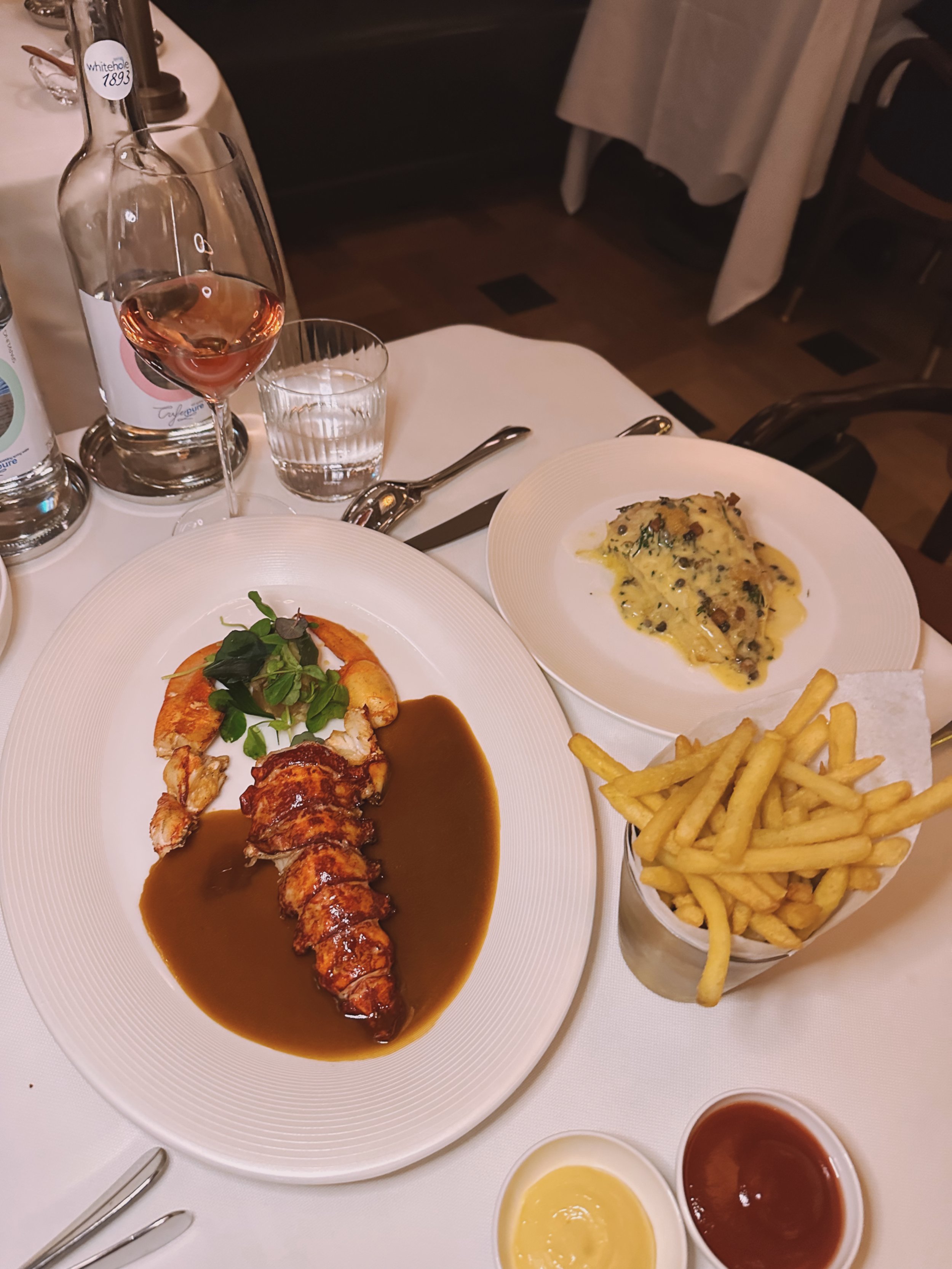 Claridge's Restaurant signature dish - one of London's most romantic restaurants