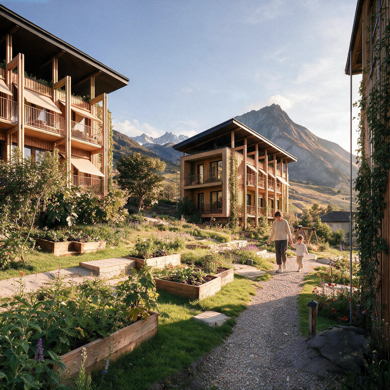 Coopérative d'habitation à Saillon