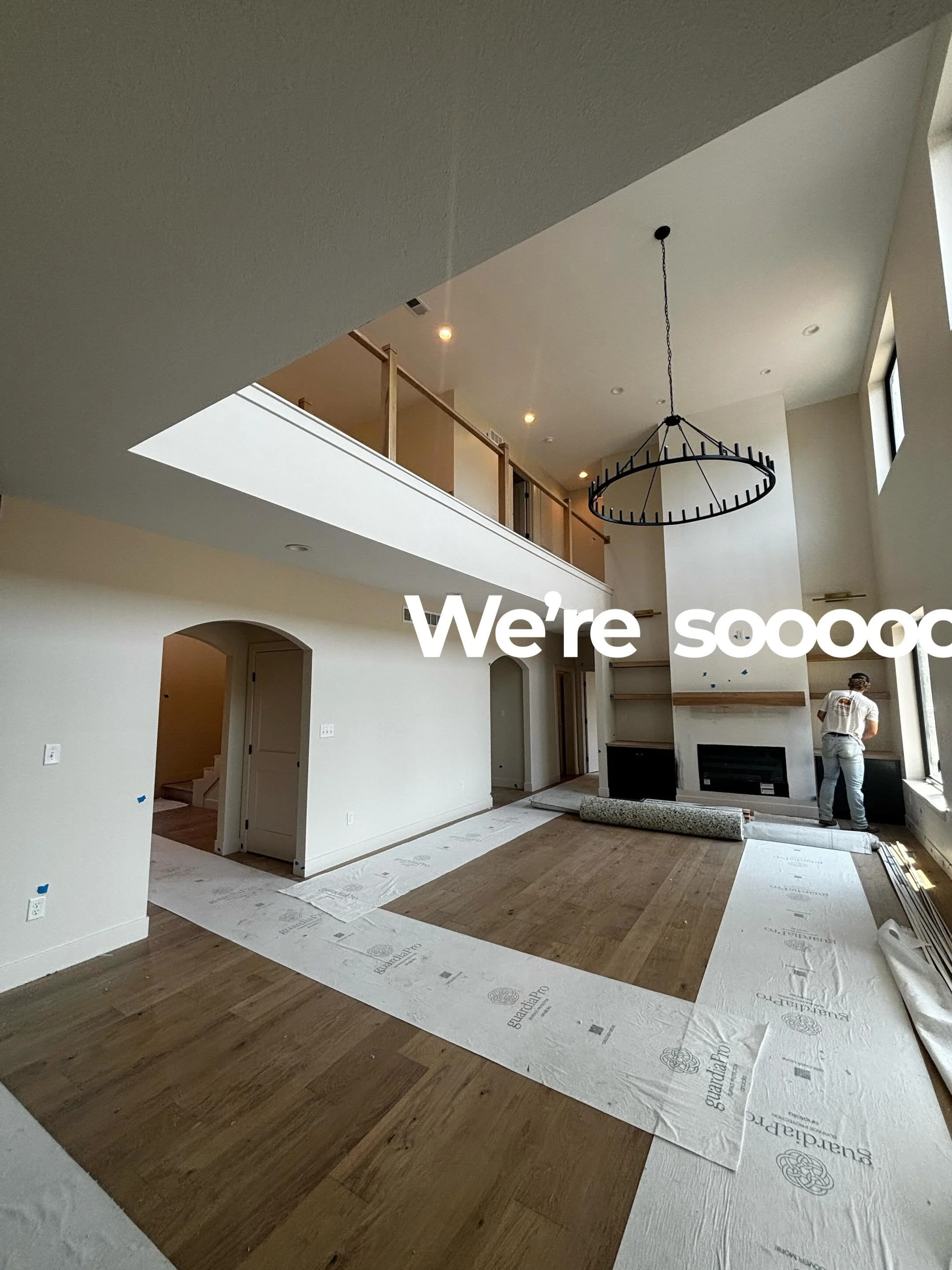Finish-out is officially underway! 🏡

This stage of the build can feel like it takes forever. You&rsquo;re so close to getting the keys, and we know the excitement is real. But this is where patience pays off.

See all that blue tape? It&rsquo;s not