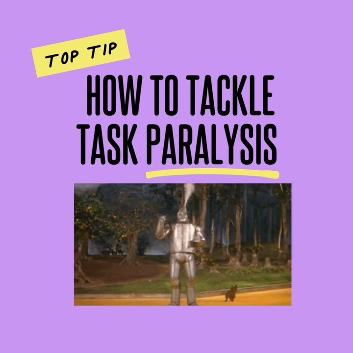 🥶 FREEZE. Do you struggle with procrastinating or the general terror of the blank page? Here are a few techniques that work for me when tackling task paralysis. If you&rsquo;ve got any of your own, I&rsquo;d love to hear them - signed, a gal whose h