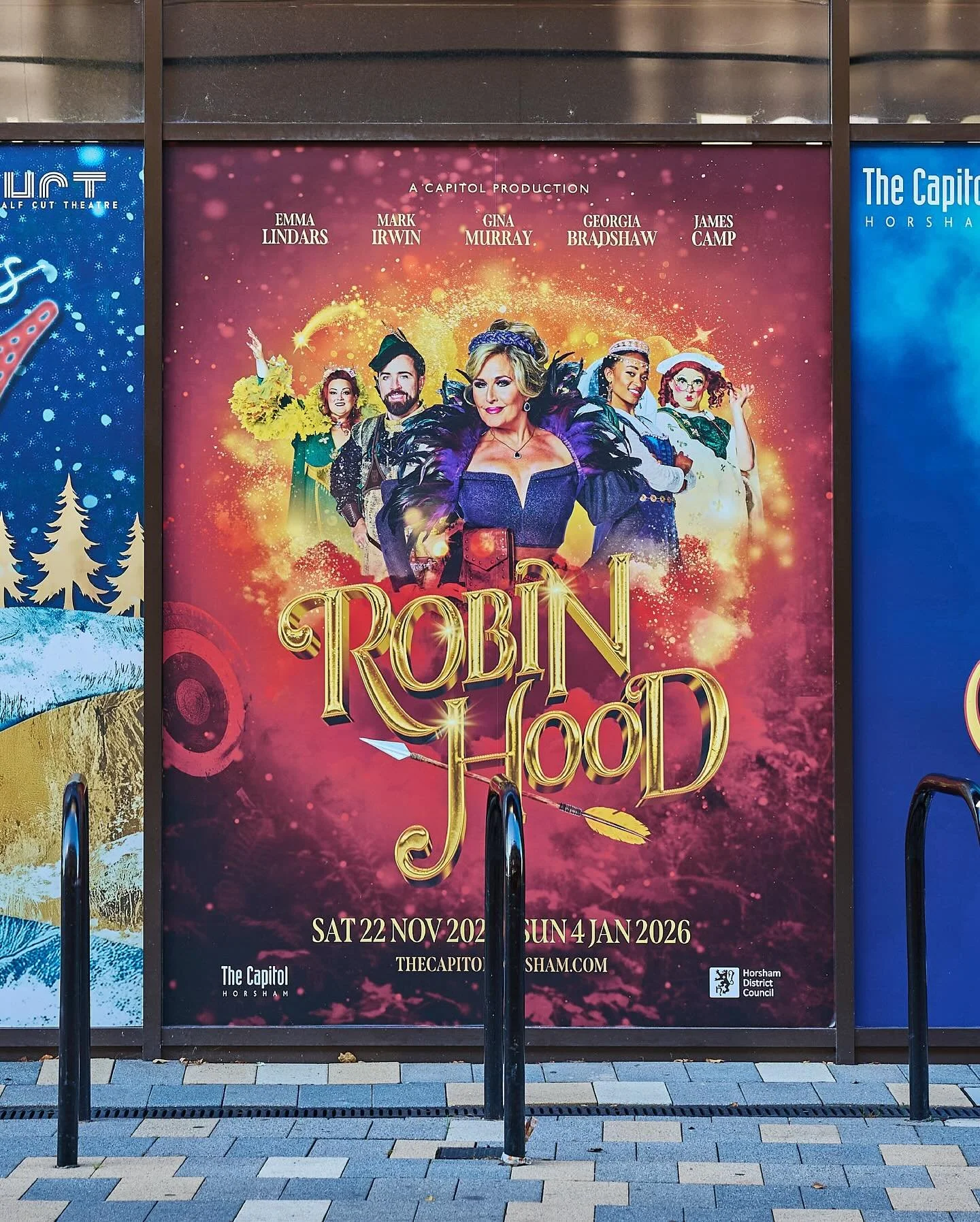 ✨ It&rsquo;s PANTO season (oh no it&rsquo;s not etc). Thanks to the Capitol for having me on board once again, and plastering Horsham with these GIANT posters.

Artworking help and credit once again goes to my main man, Jonathan Hope - he&rsquo;s got