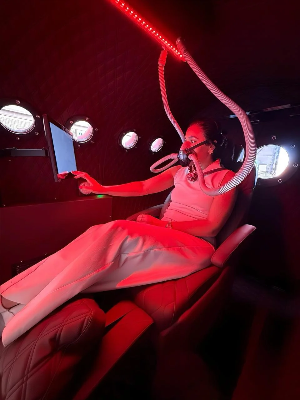 inside the oxy-stack hbot chamber 