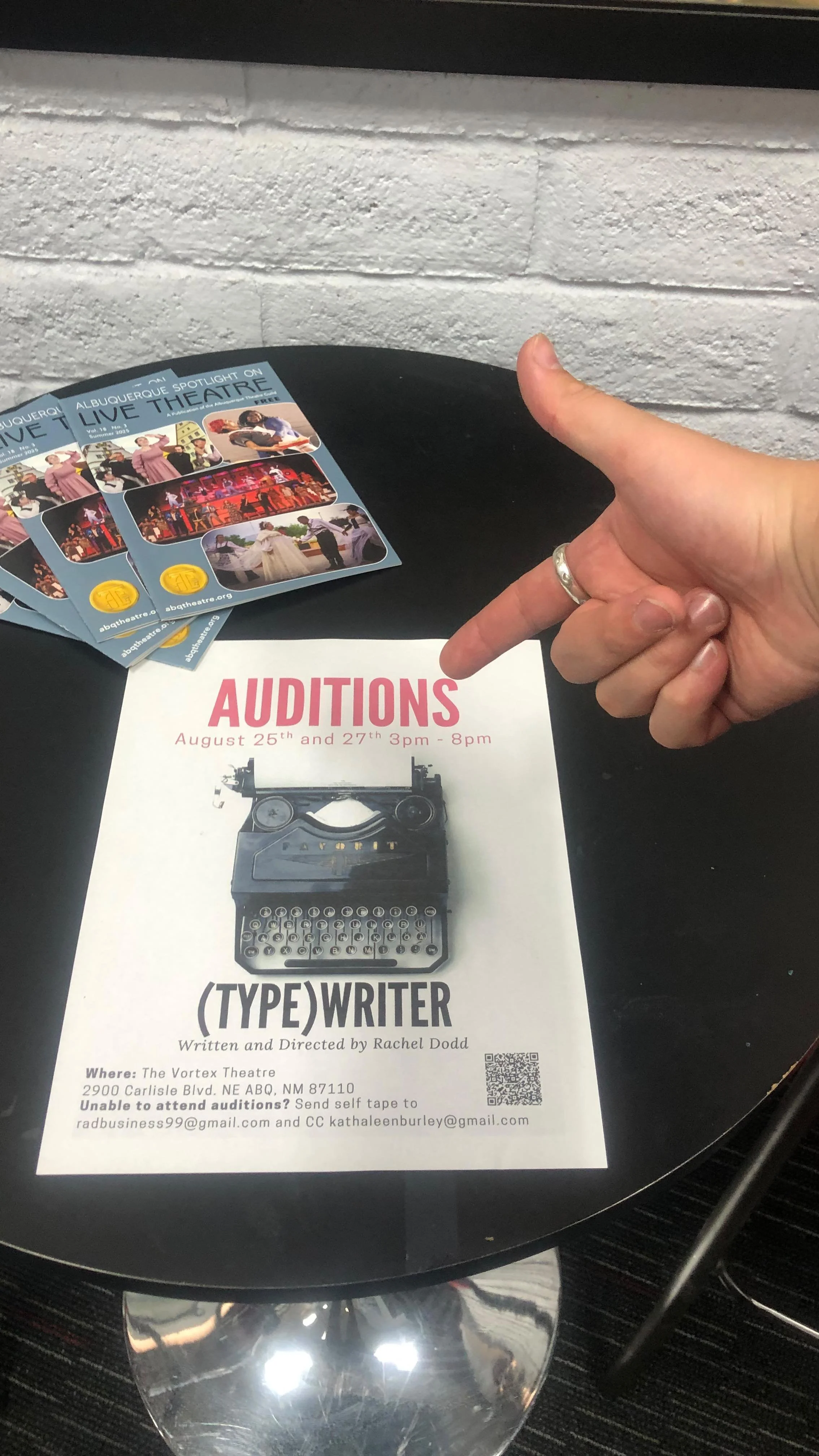 TODAY 3pm-8pm and AUGUST 27th 3pm-8pm @vortex_theatre !!!