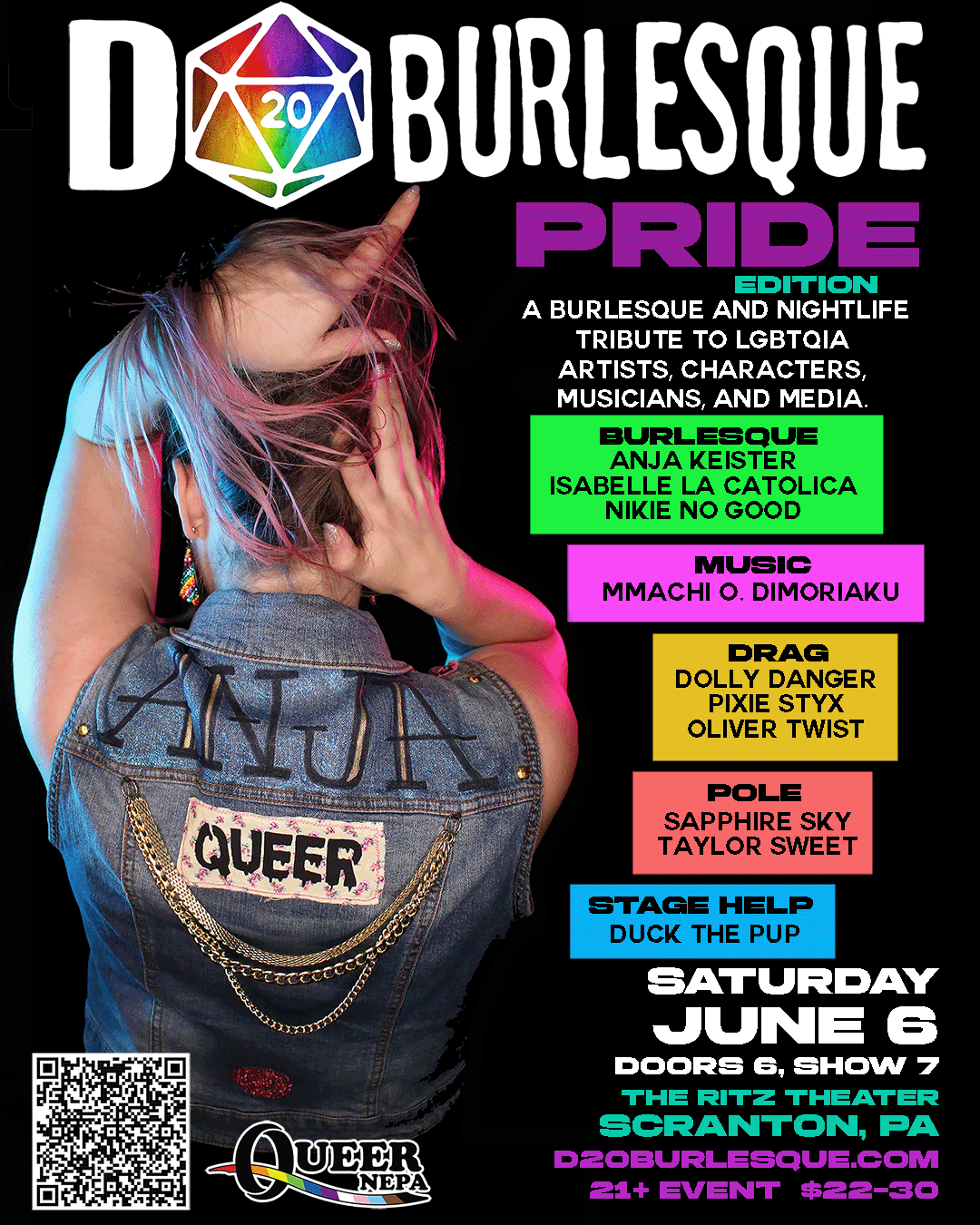 D20 Burlesque PRIDE Edition