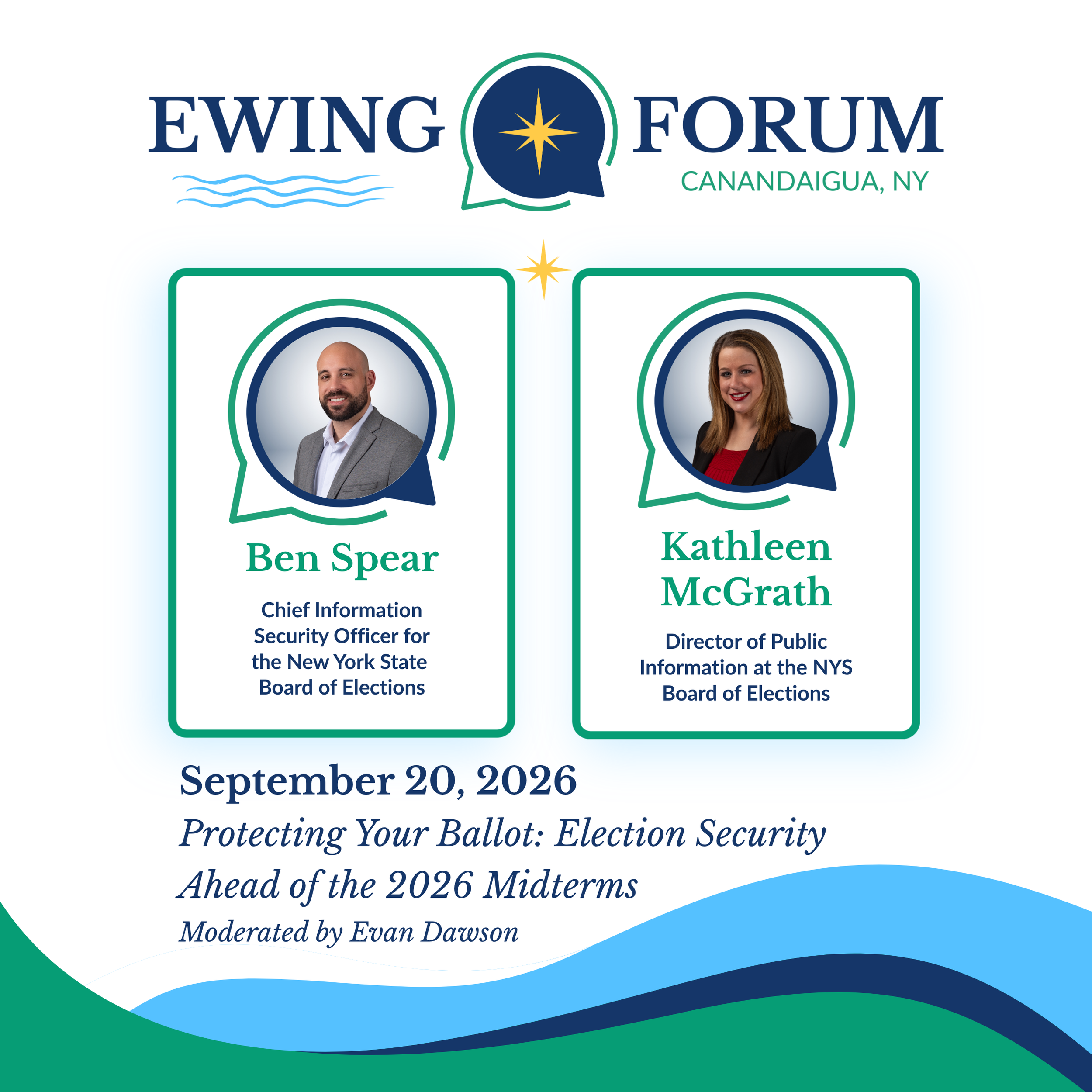 Ewing Forum: Ben Spear &amp; Kathleen McGrath