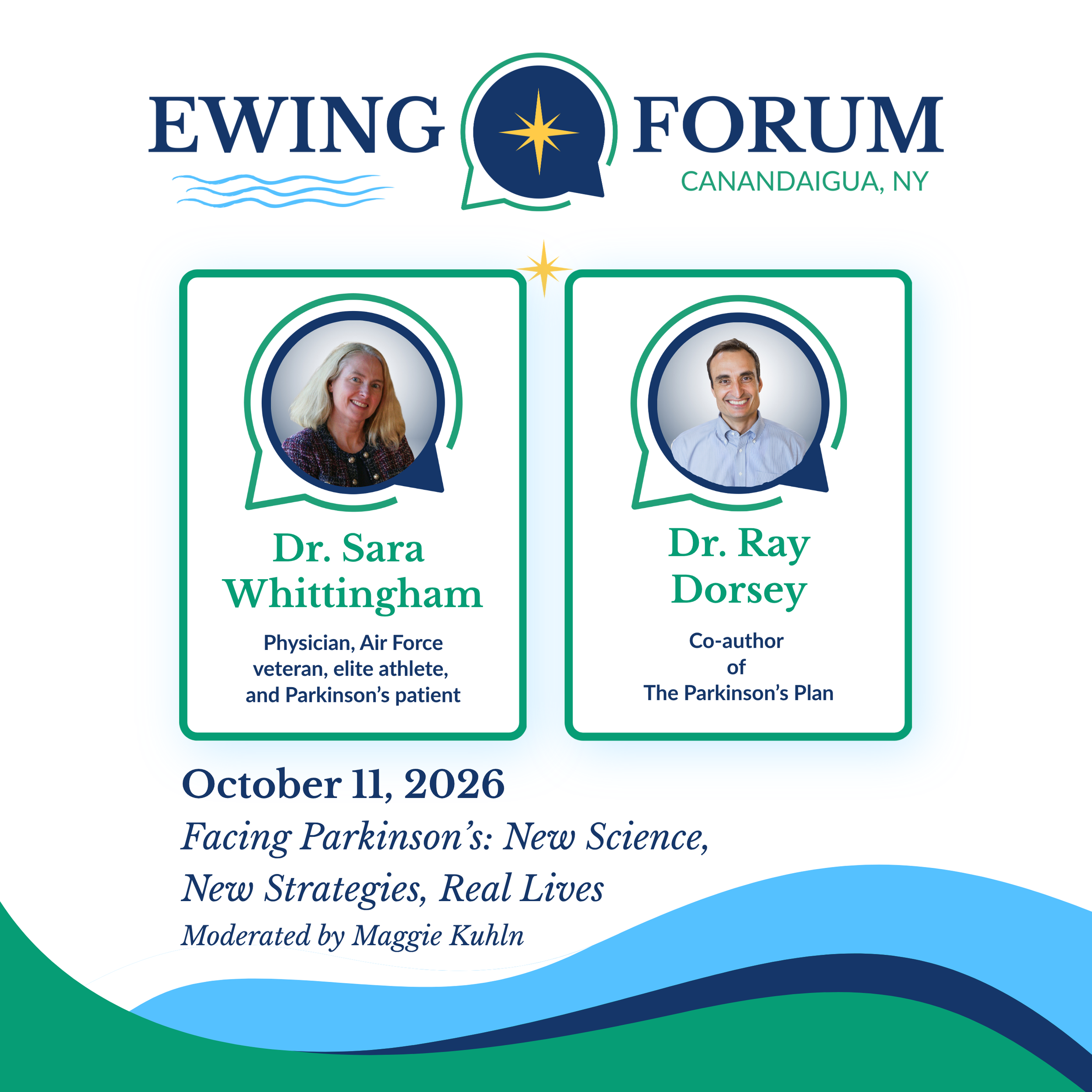 Ewing Forum: Dr. Ray Dorsey &amp; Dr. Sara Whittingham