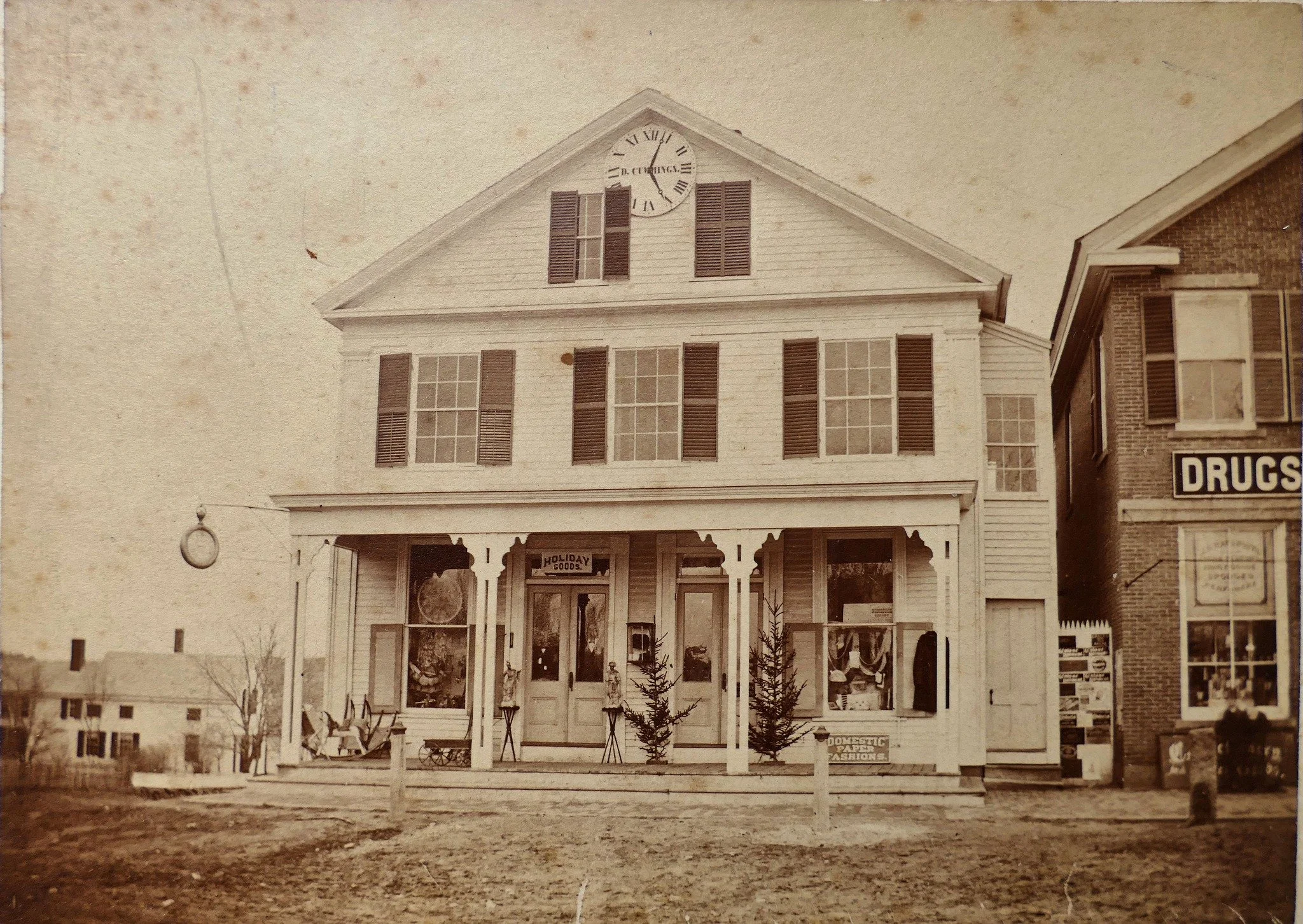 What’s in a picture? Daniel Cummings’ Store and His Christmas Spirit