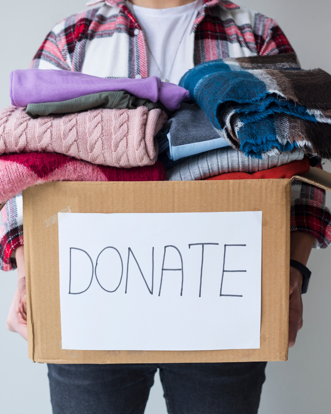 Box for closet donations
