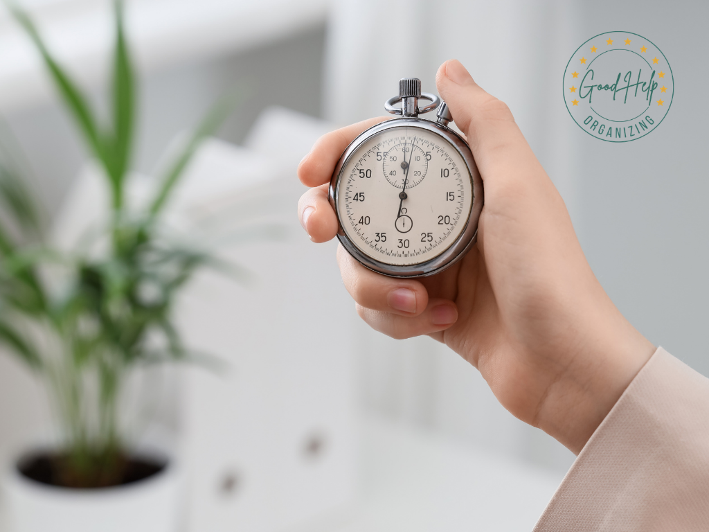 Using a timer for tasks is helpful when you have ADHD or other executive functioning challenges.