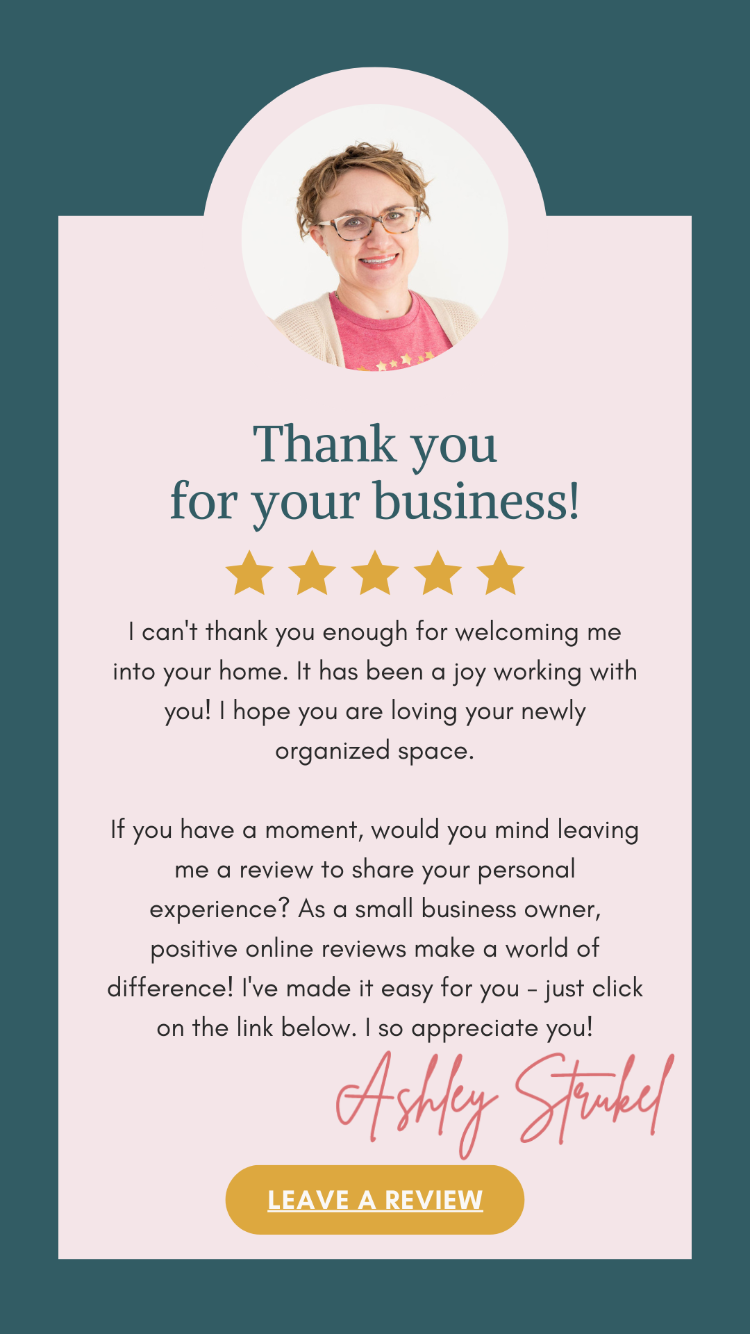 Thank you for decluttering, organizing, and simplifying with Good Help Organizing. Click here to leave a review!