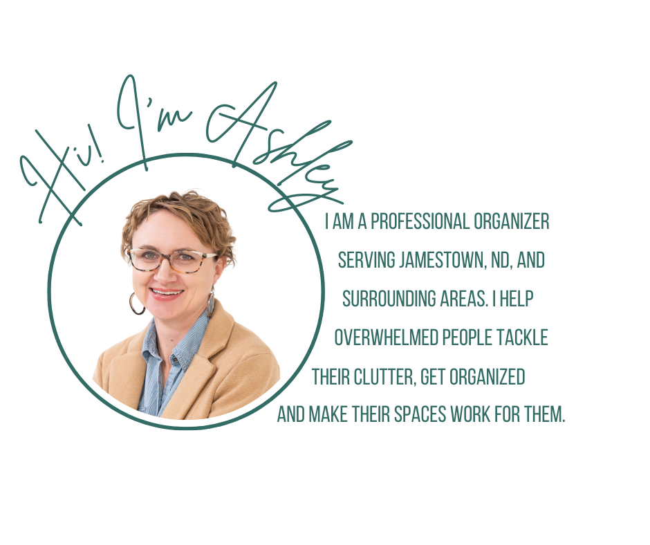 Ashley Strukel is a professional organizer in Jamestown, ND.