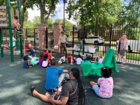 Fur Program Hosted by Delta Heritage Trail at Freeman Playground!