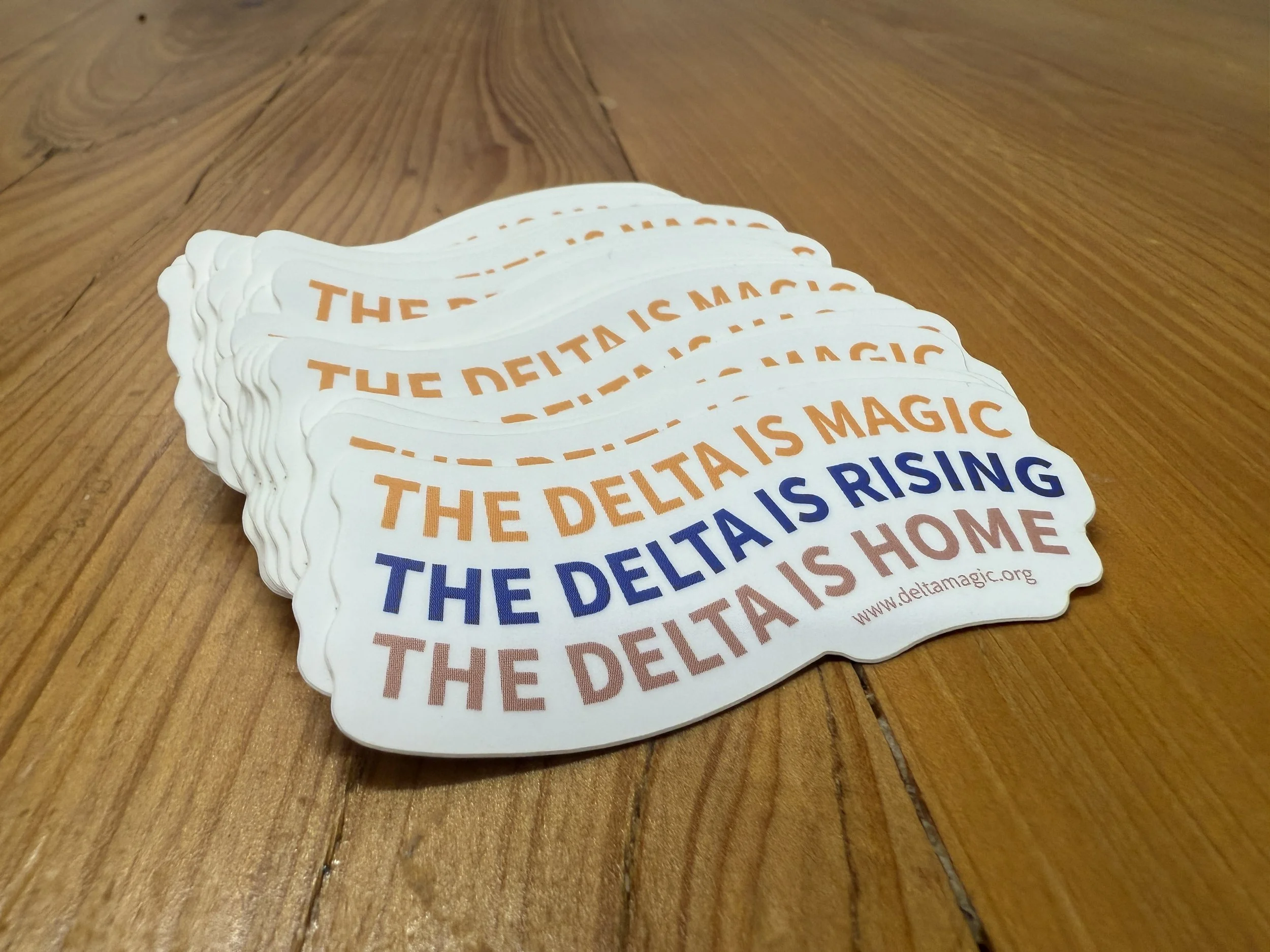 The Delta is Home Sticker