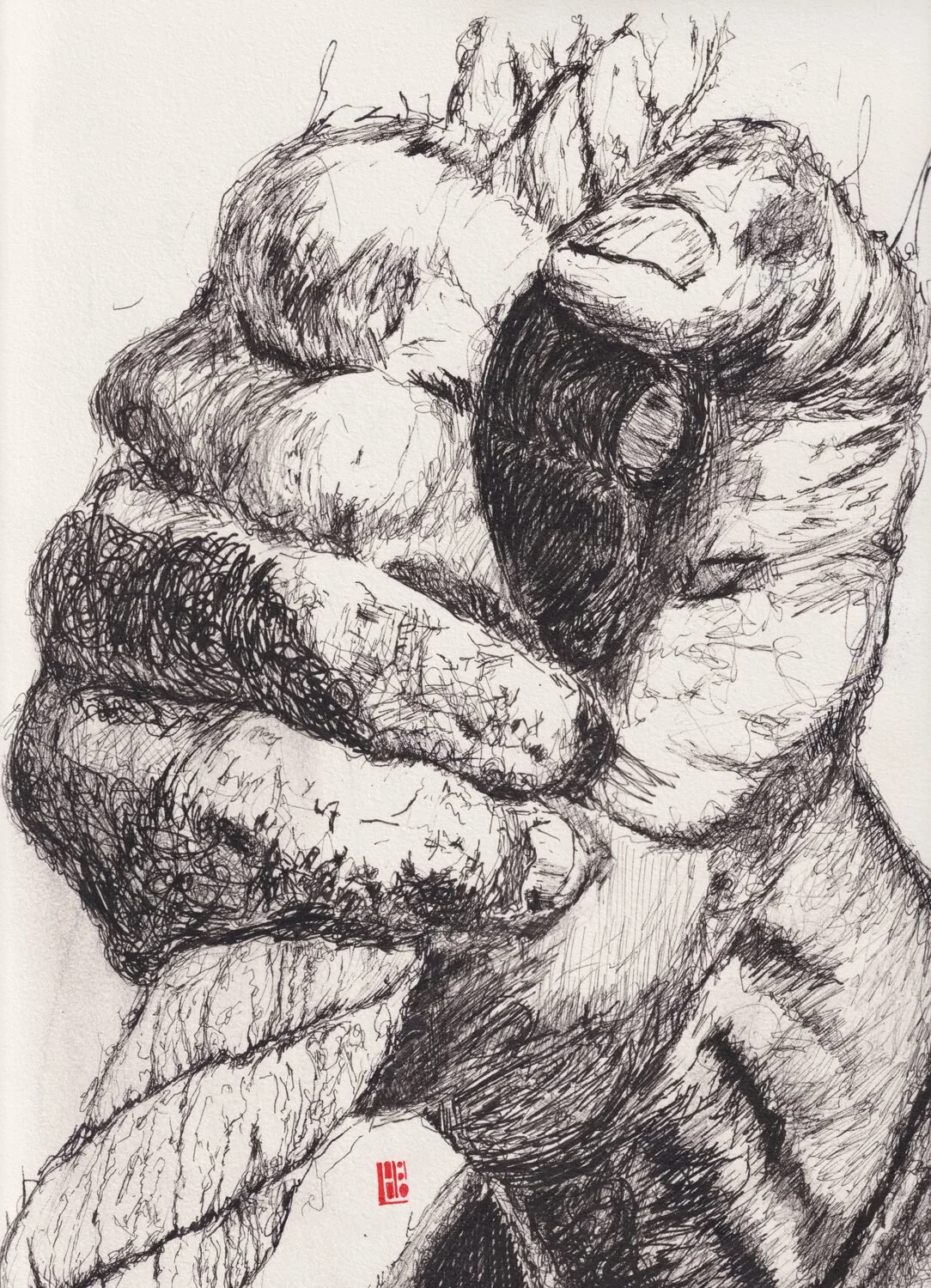 "Just Hold On" by Sean Cottman
12x9 Mixed Media, Ink on hot press watercolor paper.
$350
EMAIL: seancottmanart@gmail.com