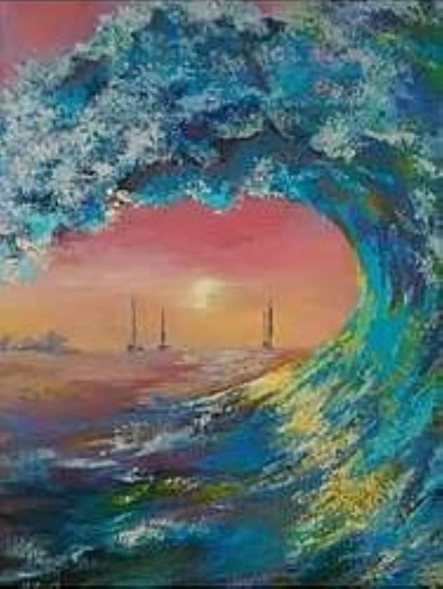 Marina Levy "At Dawn"
Oil
20 x 16
NFS
Artwork Description
Beautiful sunset in Hawaii